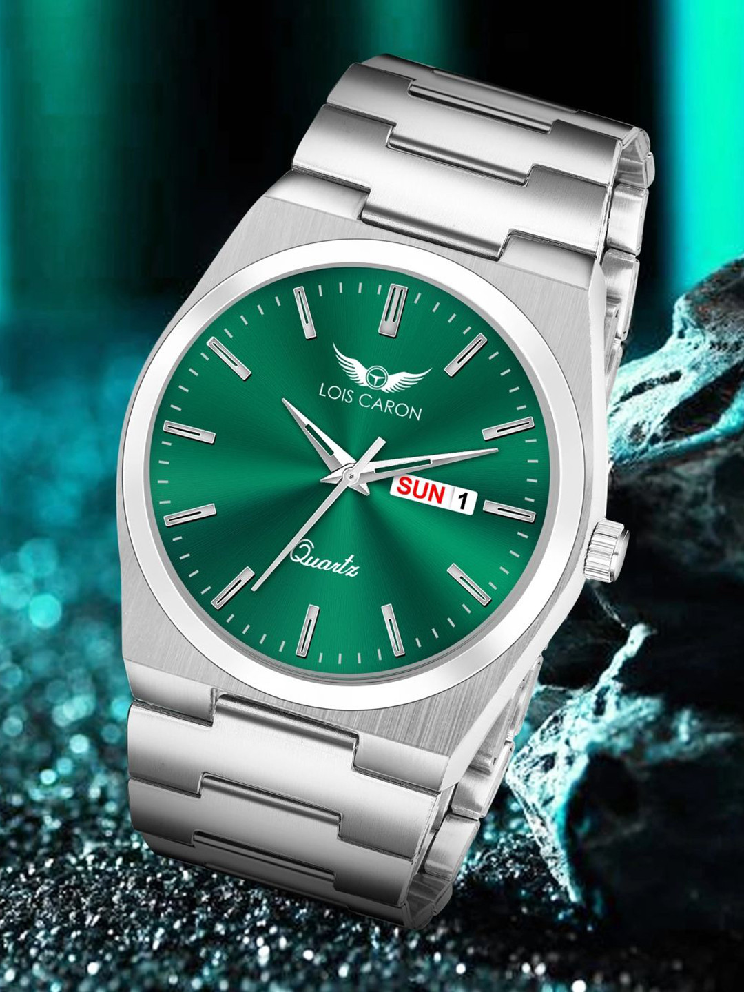 LOIS CARON Men Bracelet Straps Analogue Watch LCS-8345