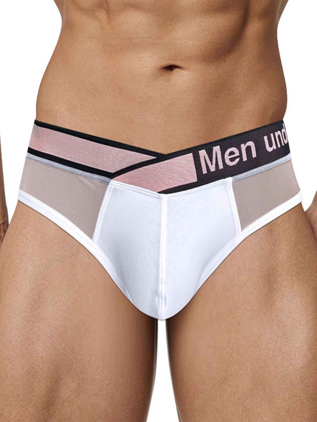 PUMP CLUB Mid Rise Anti Microbial Basic Brief - ART391-White-M
