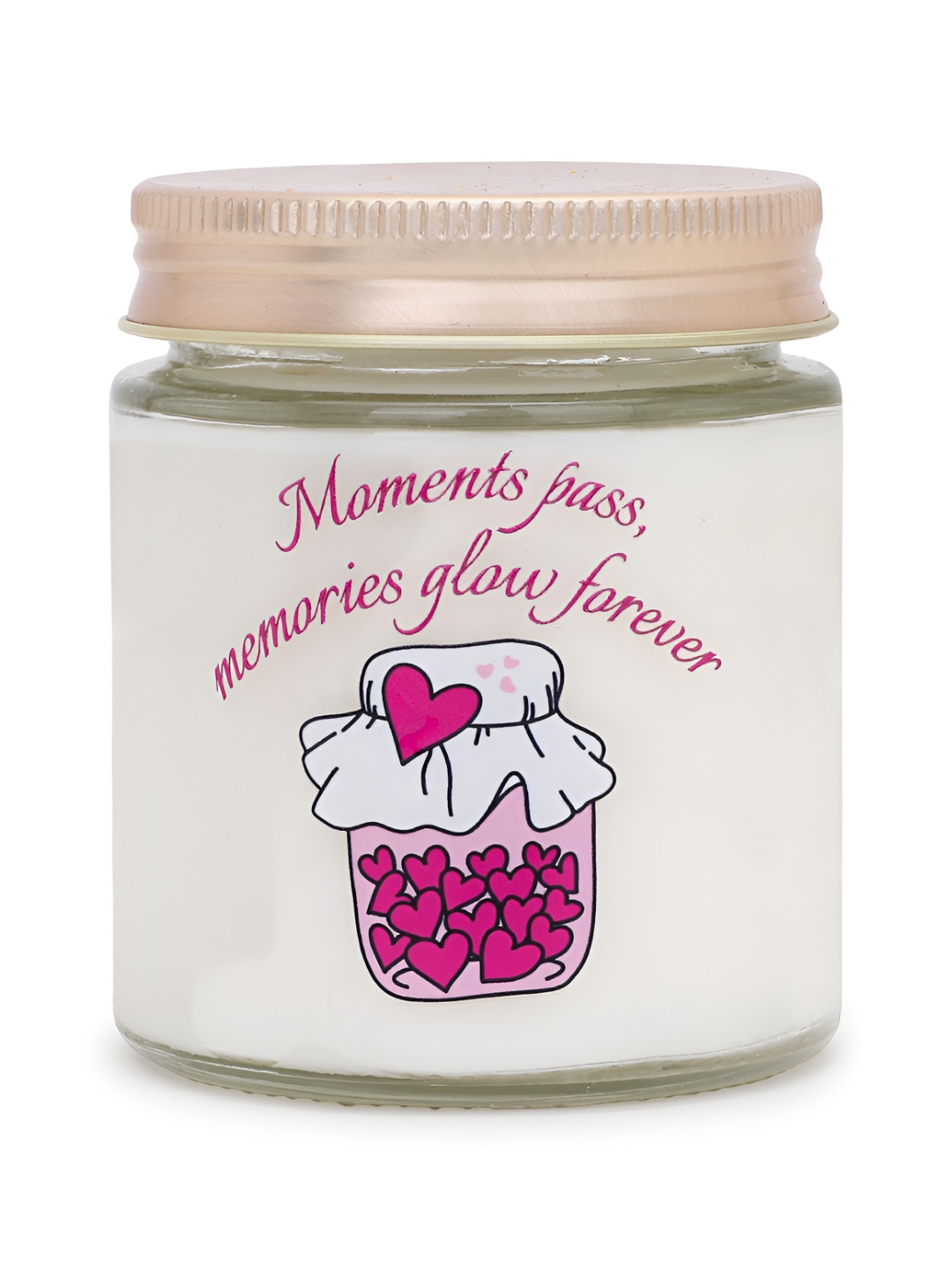 Akaar Dcor's Celebrate Memories Vanilla Conversational Geometric Regular Jar Candles