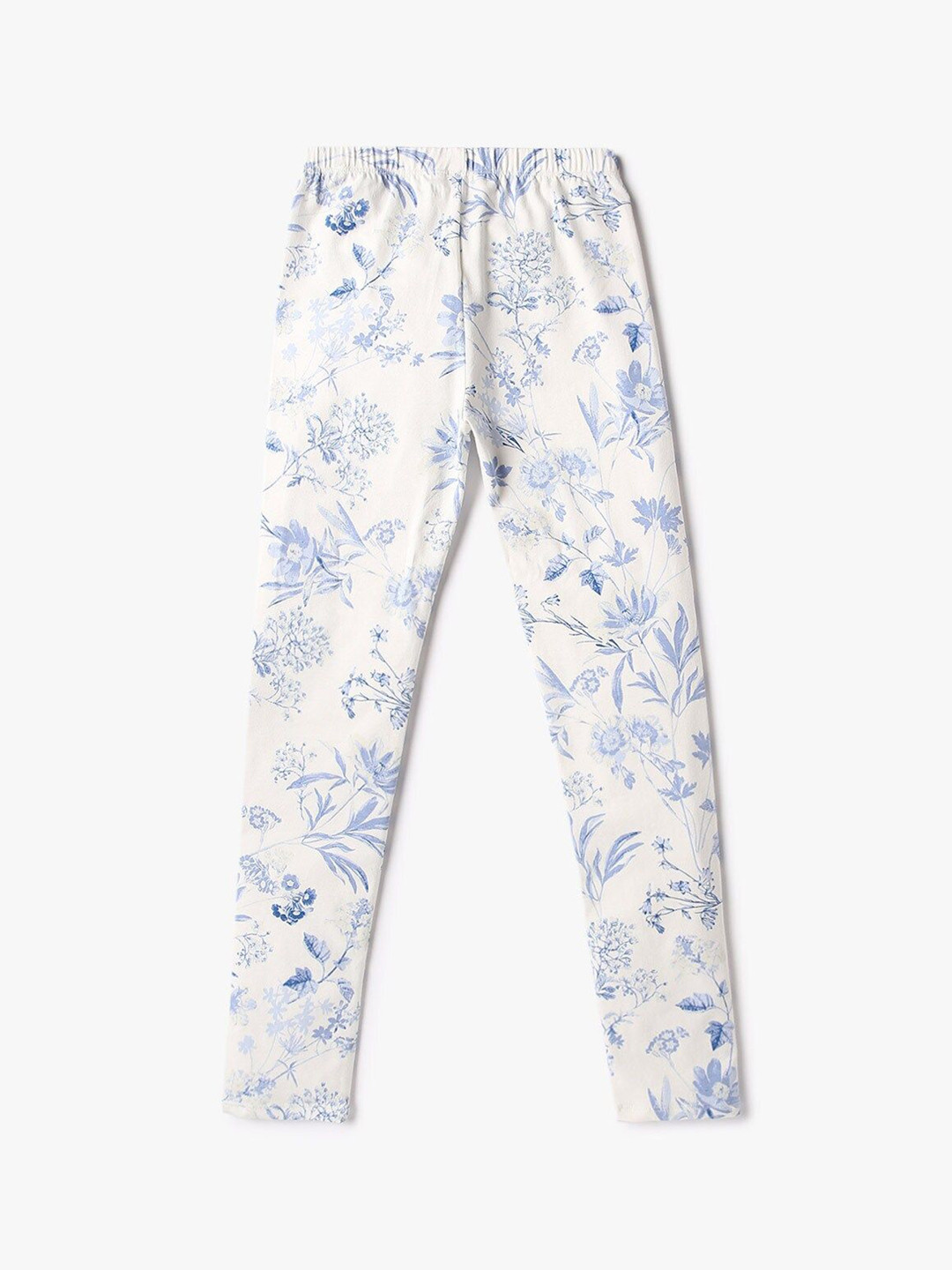 GAP Girls Floral Printed Mid-Rise Knitted Leggings