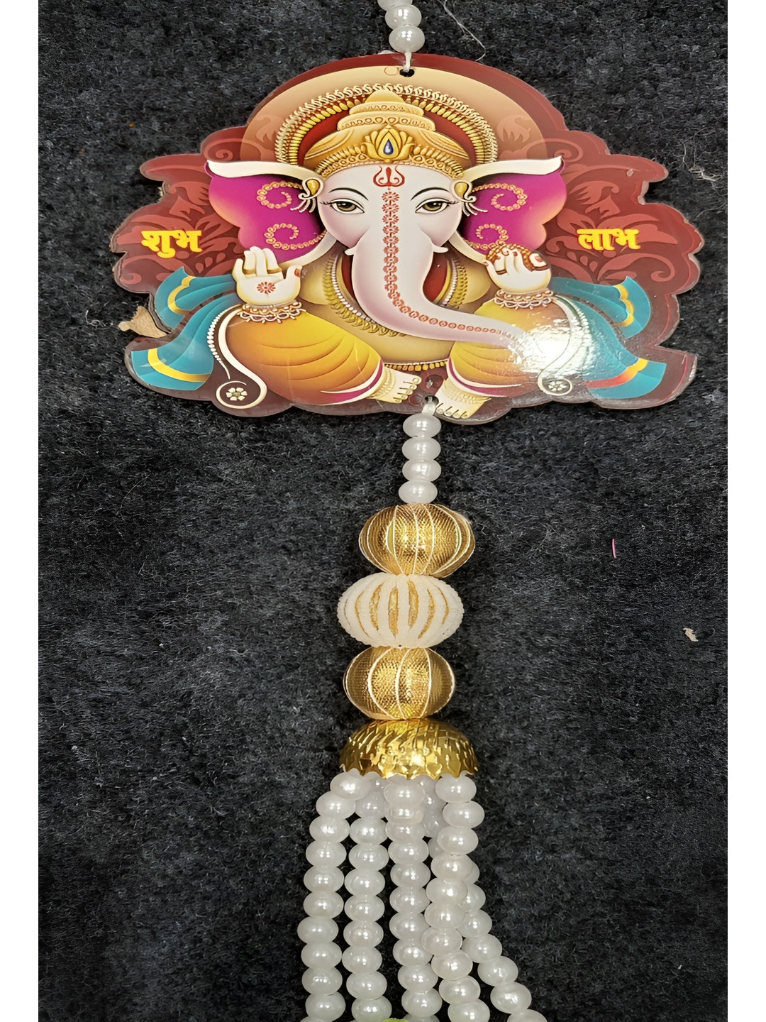Sellplus Yellow & Pink Wall Hanging Toran Festive Hanging