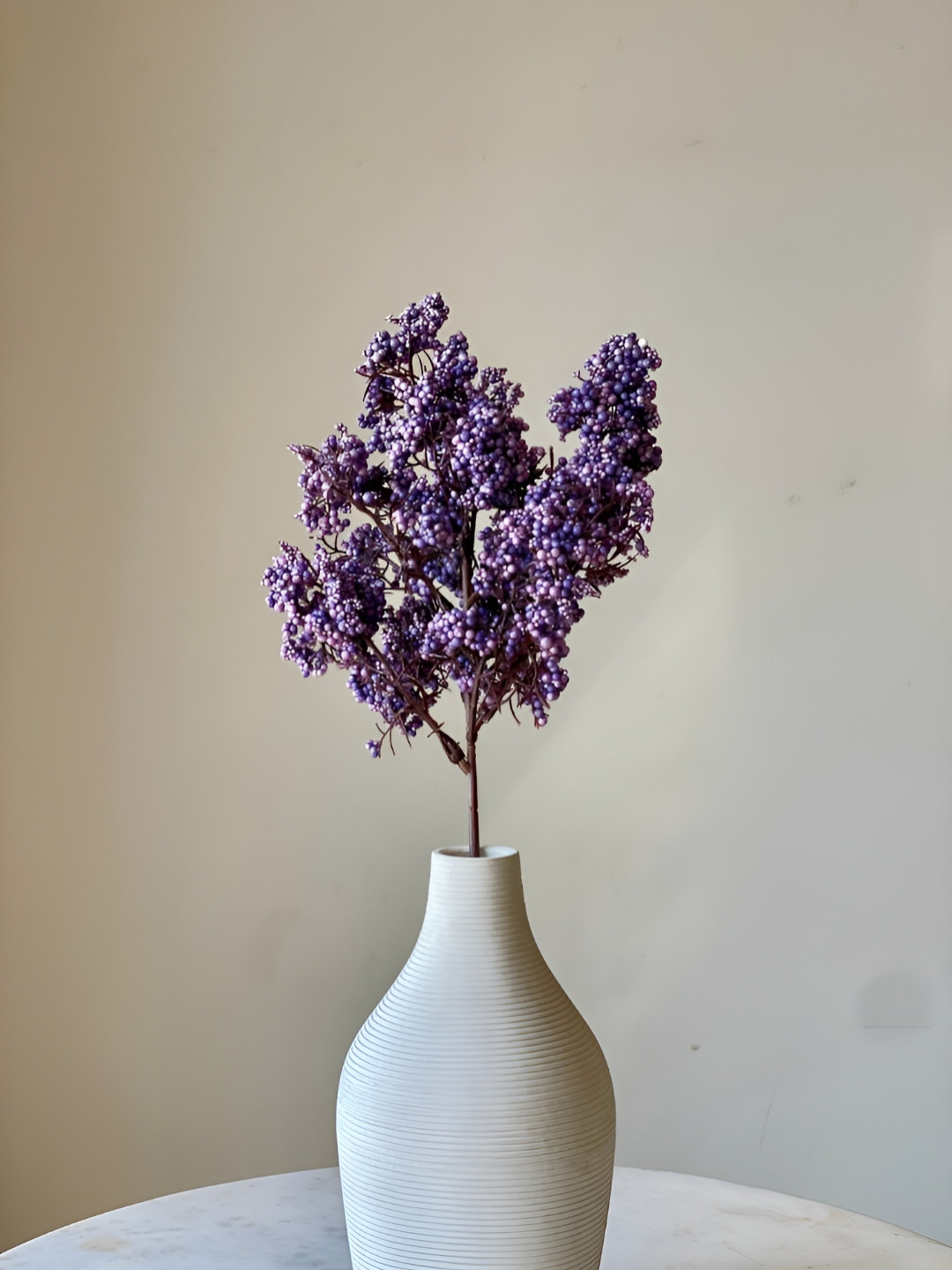 Mason Home Purple Artificial Wisteria Small Flower Stem