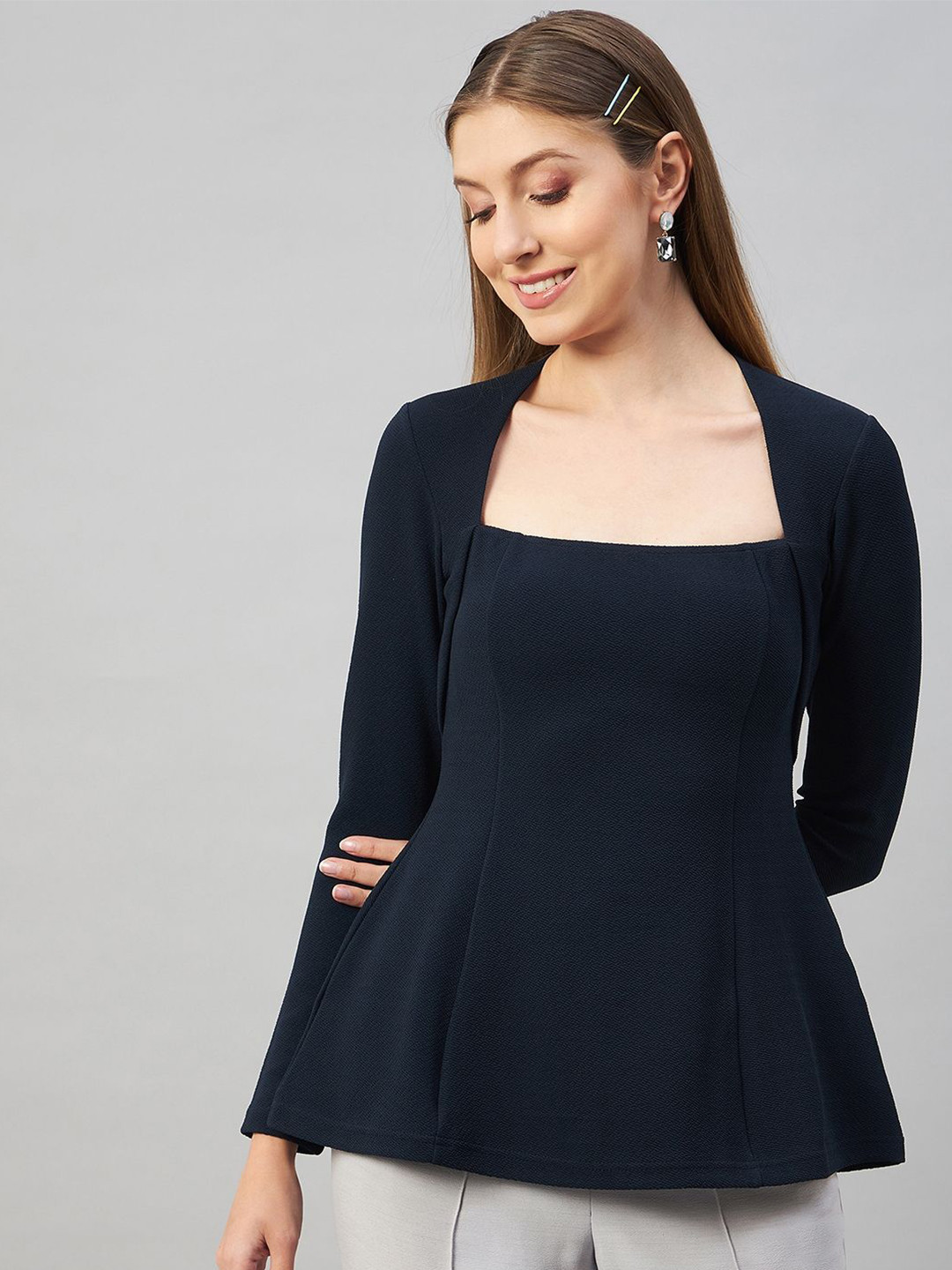 all about you Women Square Neck A-Line Top