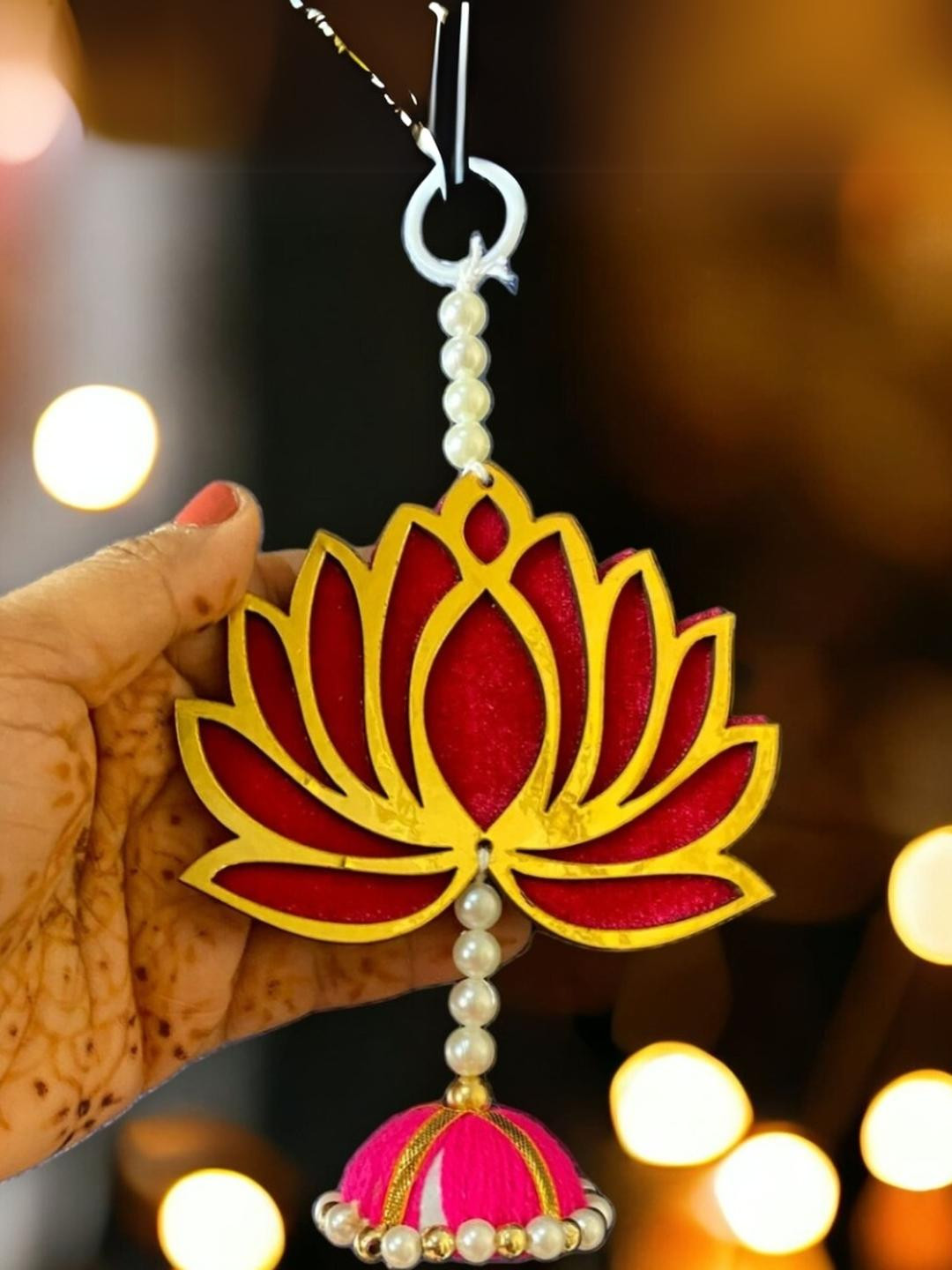 Kreative Arts Lotus Hanging Festive Decoration