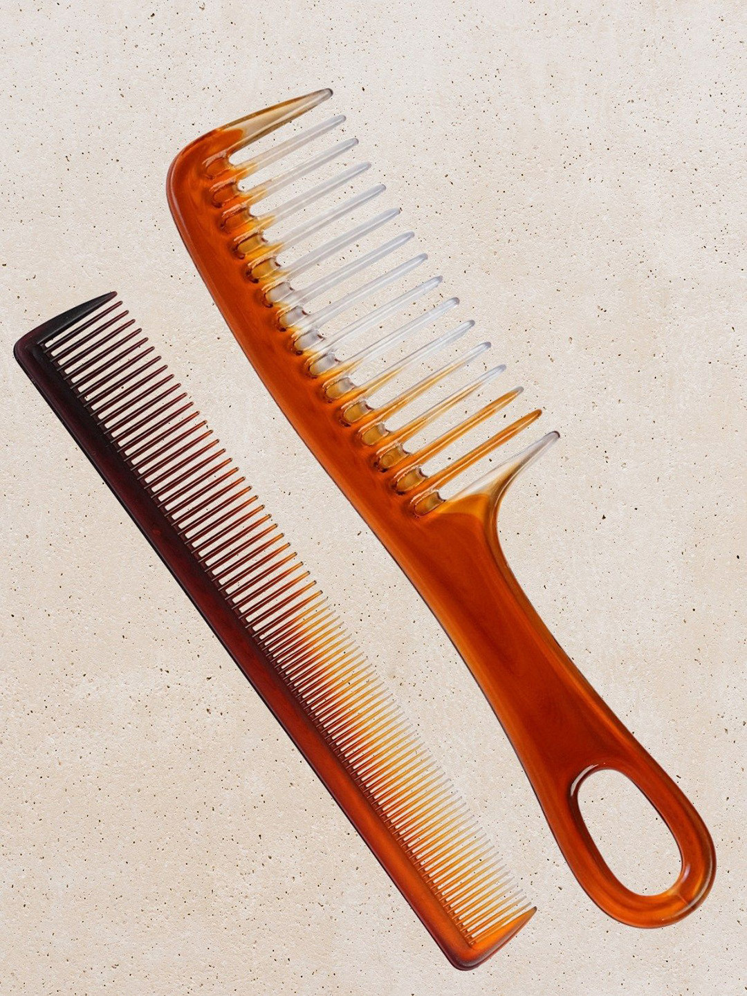 KOLORUP BEAUTY Set Of 2 Easy Glide Combs With Handle