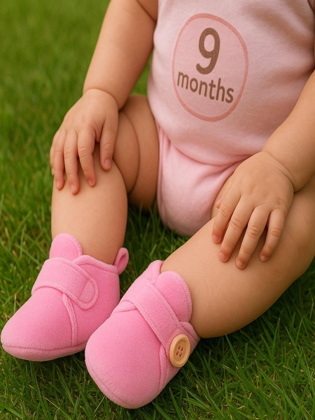 Star Fish Kids Skin-Friendly Soft Cotton Booties