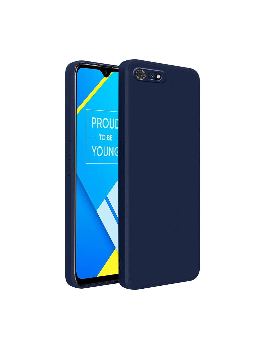 LIRAMARK Impact Resistant Silicone Realme C2 Back Case