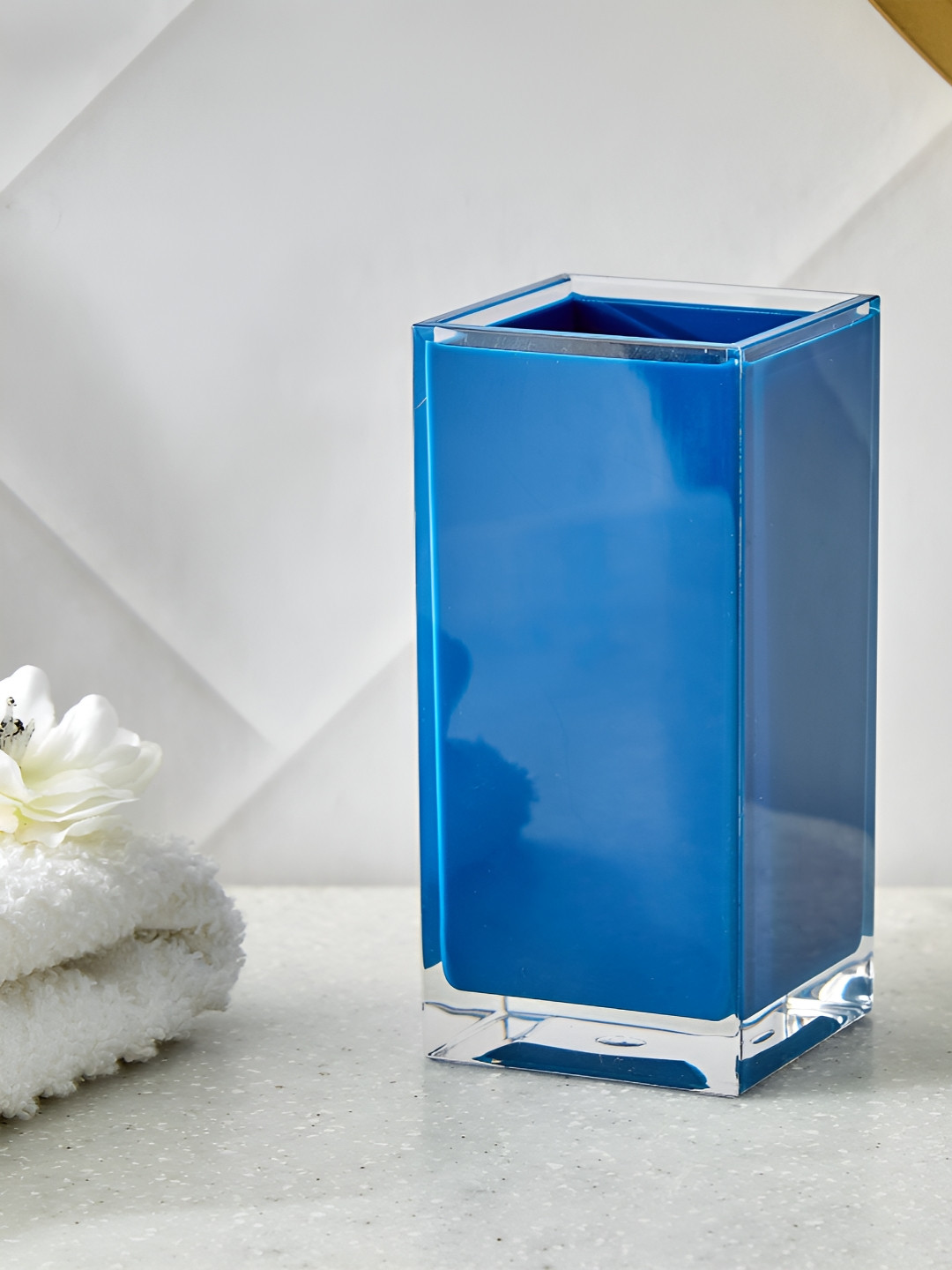Home Centre Blue Slate Cloud Tooth Brush Holder