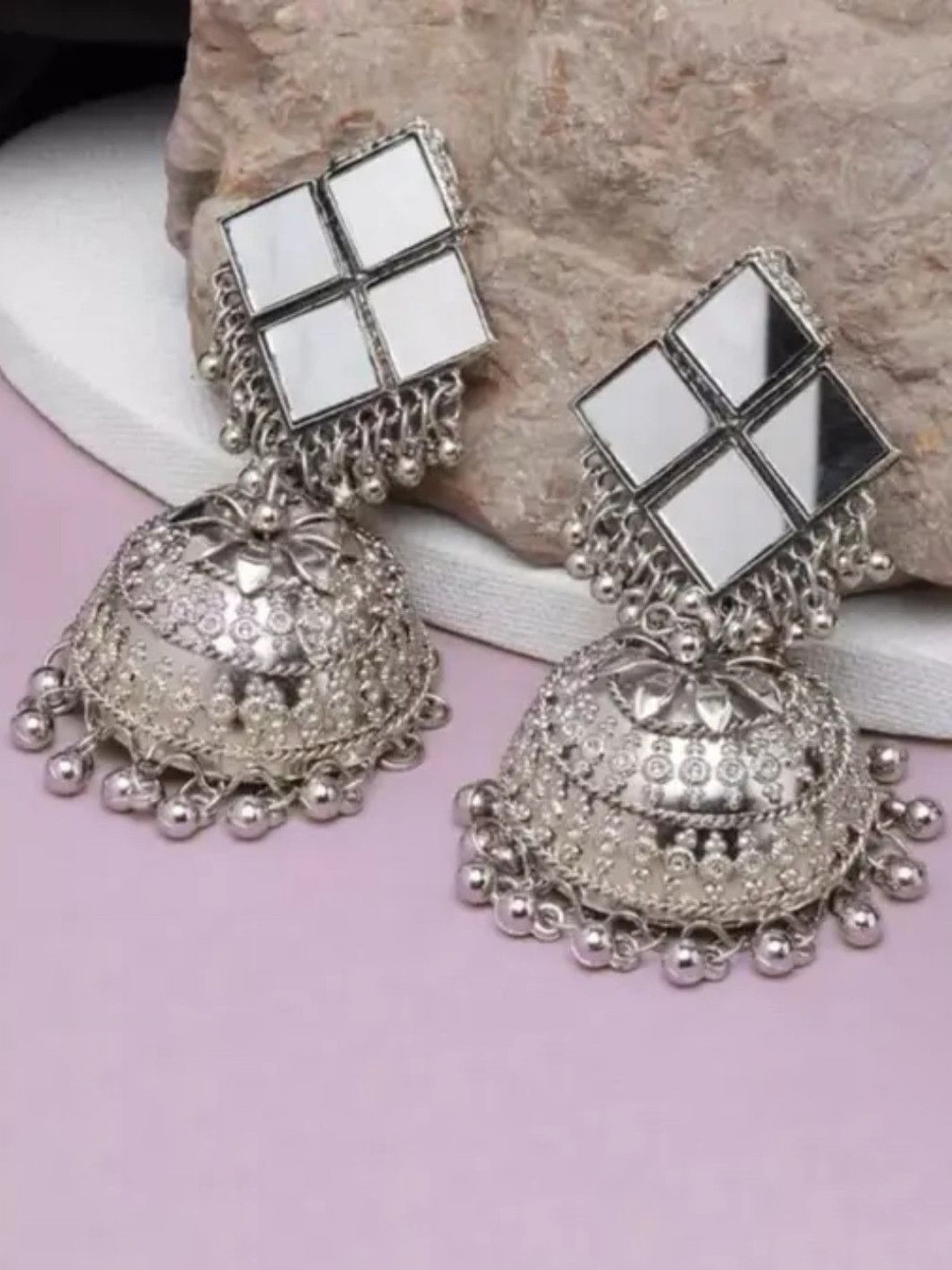 Dev Fashion Dome Shaped Jhumkas Earrings