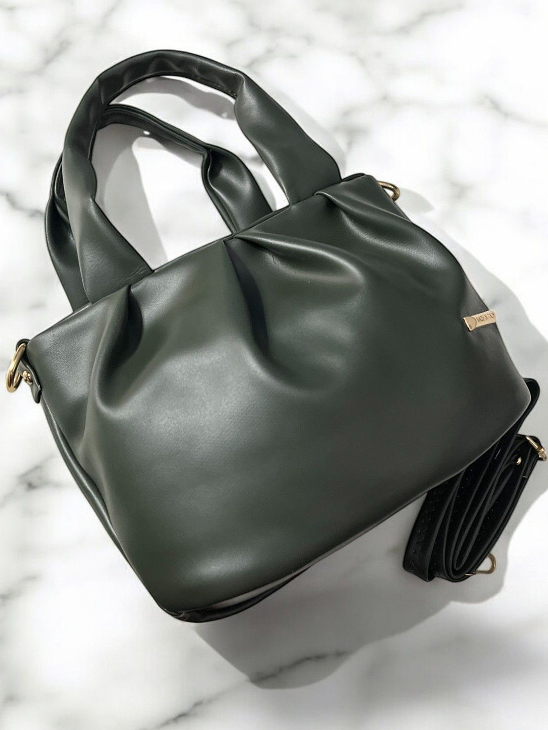 DAISY STAR Women Pleated Structured Shoulder Bag