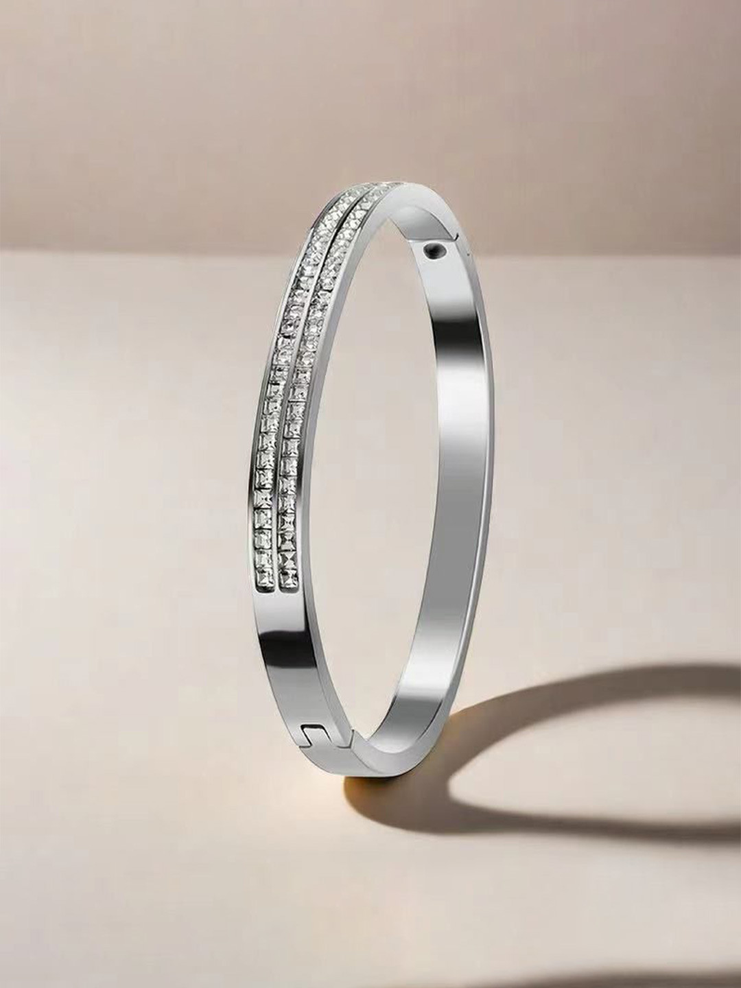 Aiza Silver Plated Constellation Bangle Bracelet