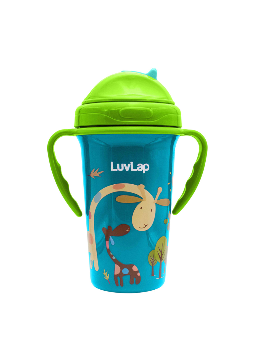 LuvLap Green Tiny Giffy Sippy Cup - 300 ml