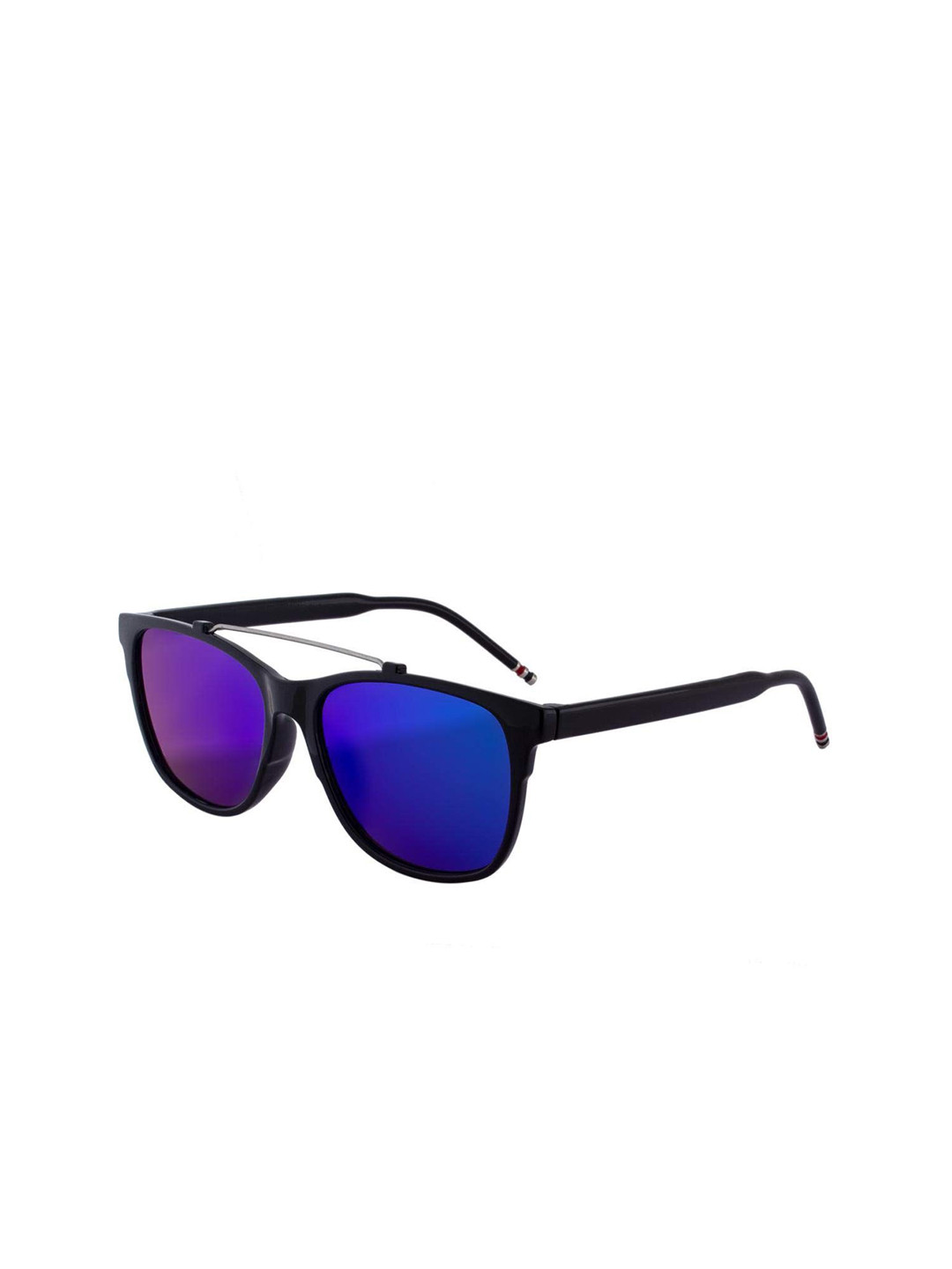 AUGEN Unisex Wayfarer with UV Protected Sunglasses 187-Purple-Mirror