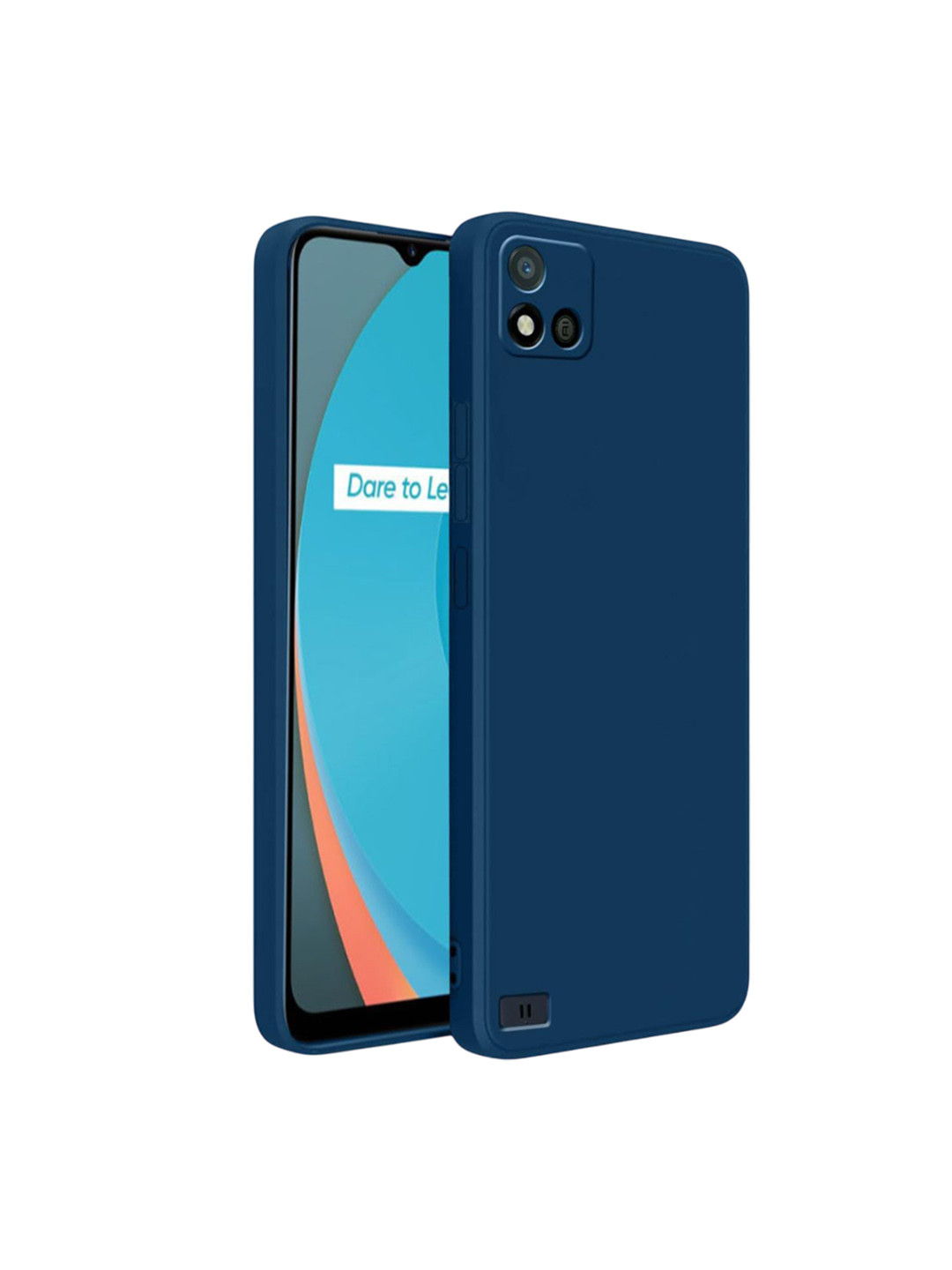 LIRAMARK Unisex Silicone Impact Resistant Realme C11 Back Case