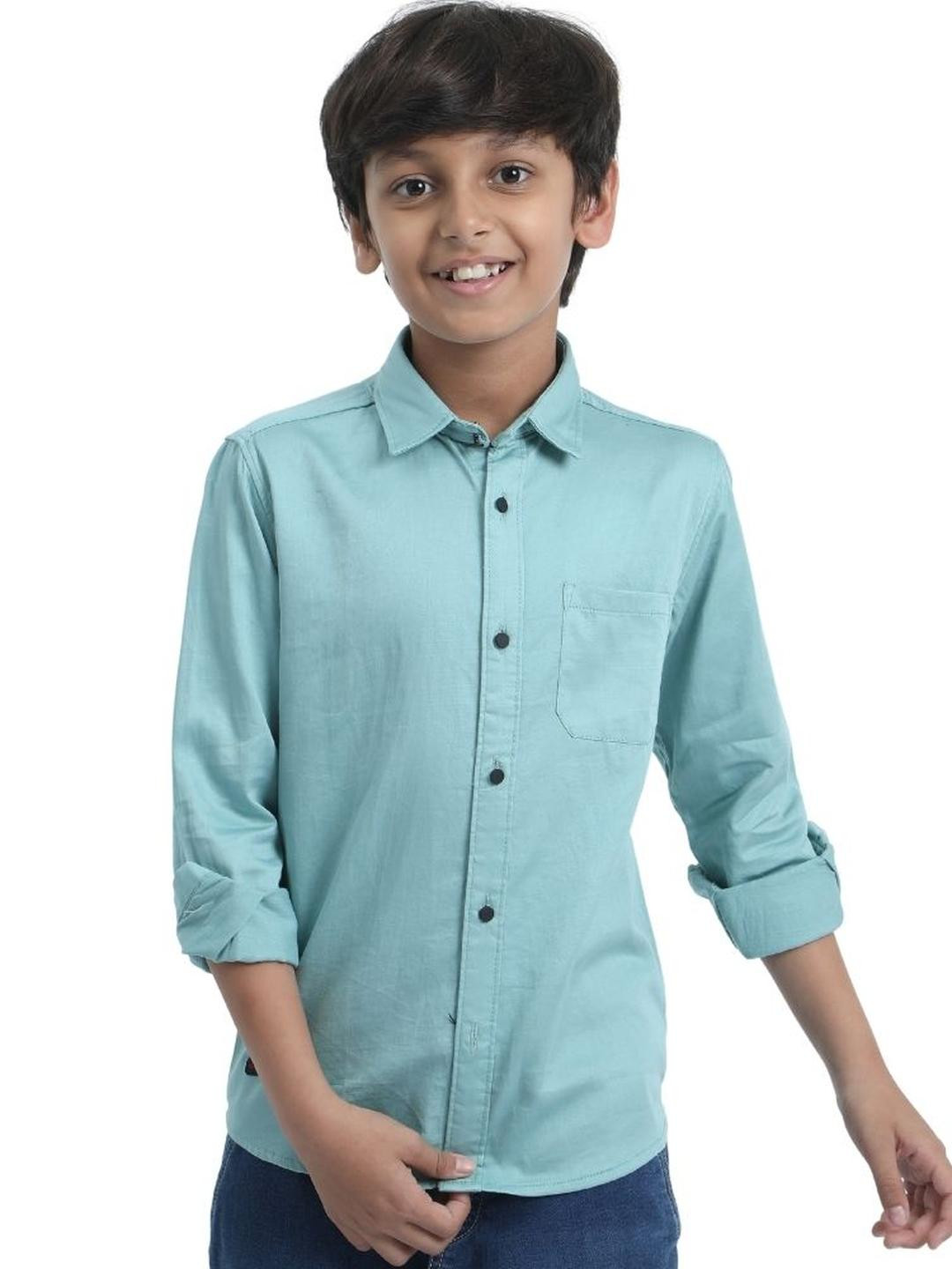 Rocket Science Boys Classic Slim Fit Casual Shirt