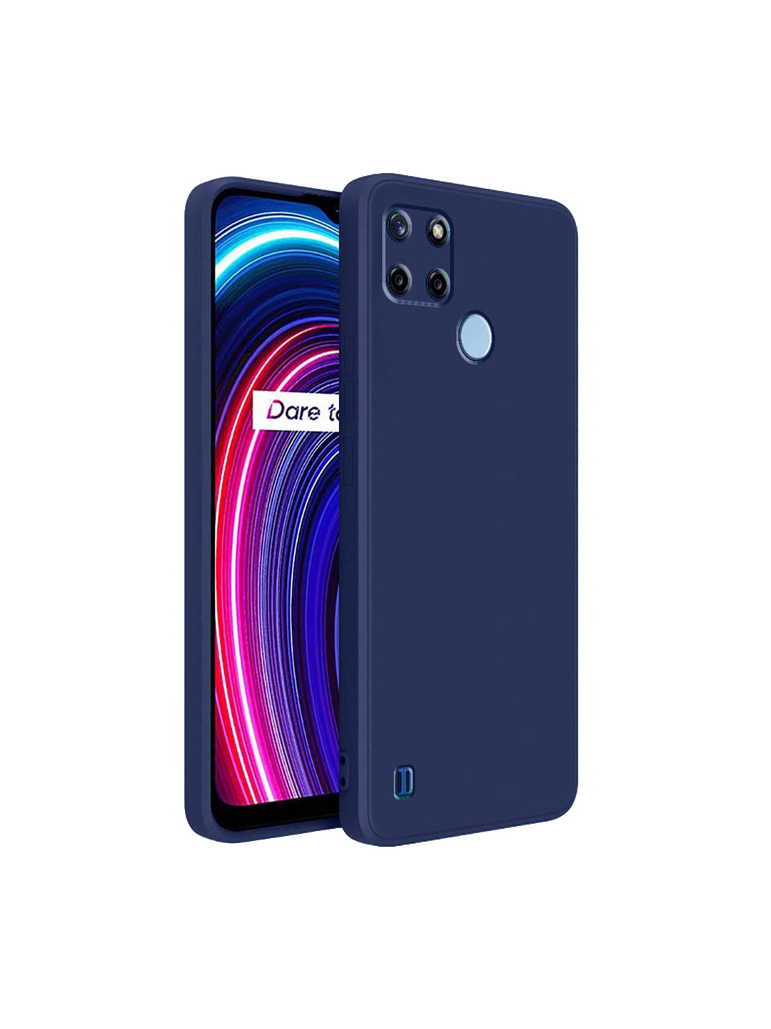 LIRAMARK Impact Resistant Silicone Realme C25Y / C21Y Back Case