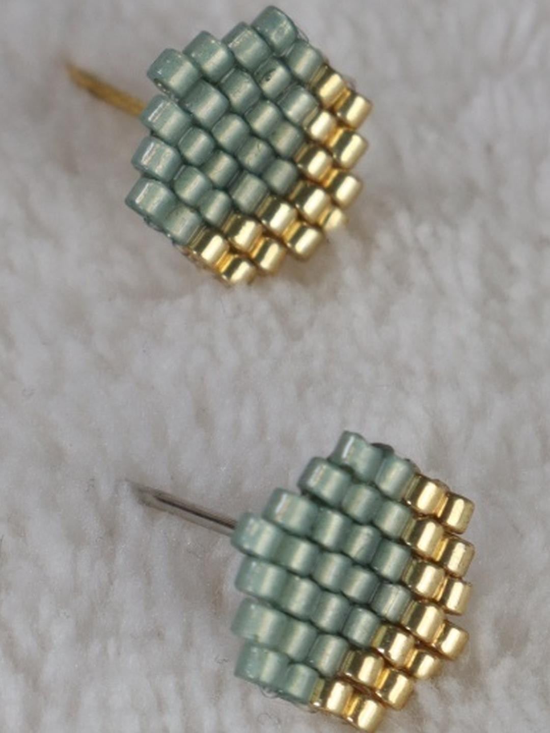 Threads & Beads Geometric Studs Earrings