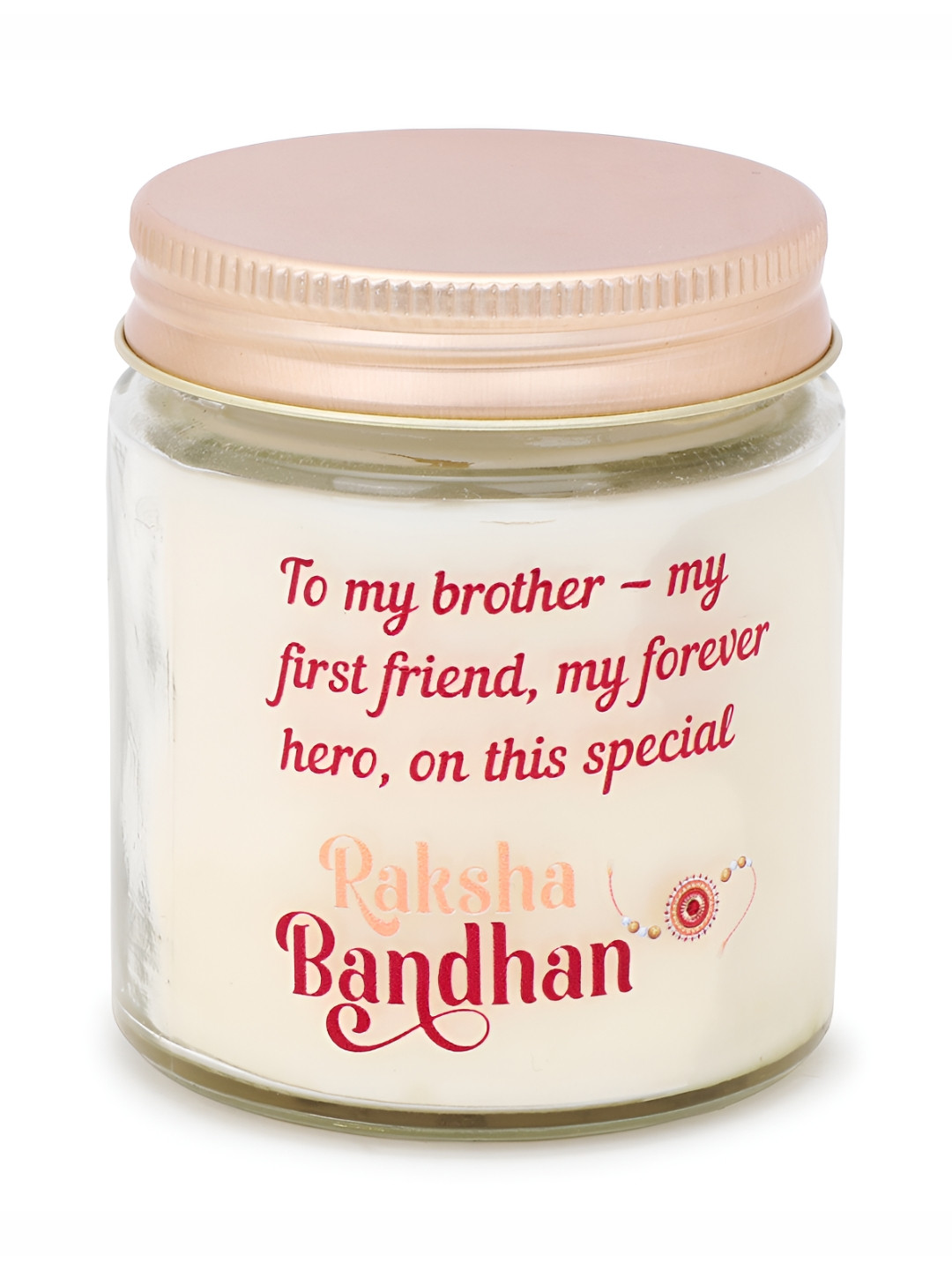 Akaar Dcor's Celebrate The Bond Jasmine Conversational Geometric Regular Jar Candles