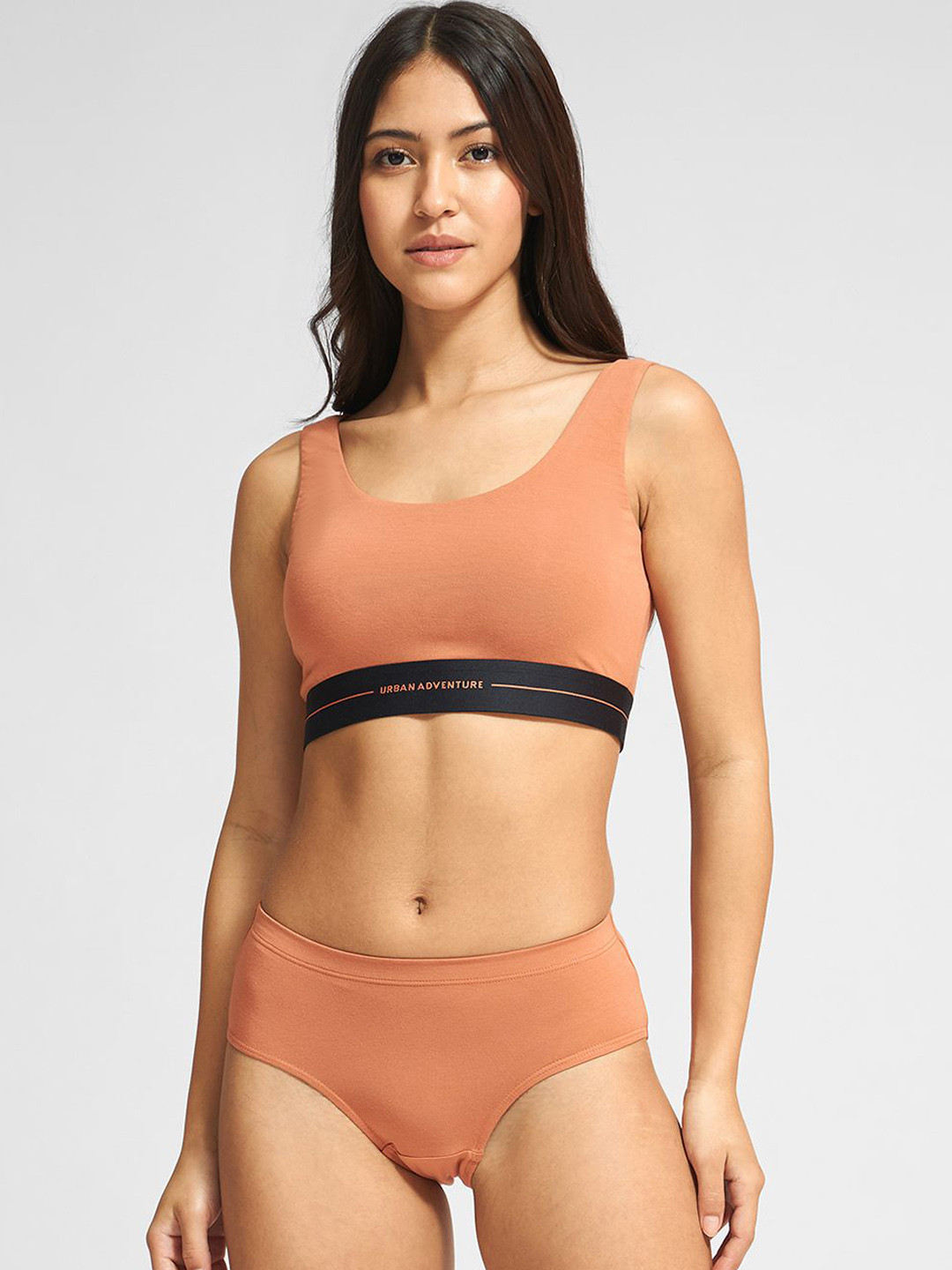 URBAN ADVENTURE Comfortable Mid Rise Hipster Briefs 1UAW-020(NUDE)