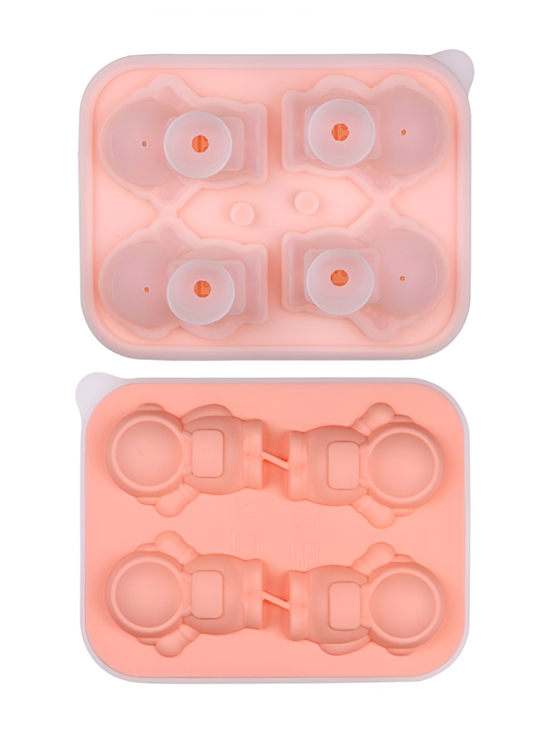 NATURALLY YOURS Pink Astronaut Silicone Ice Moulds
