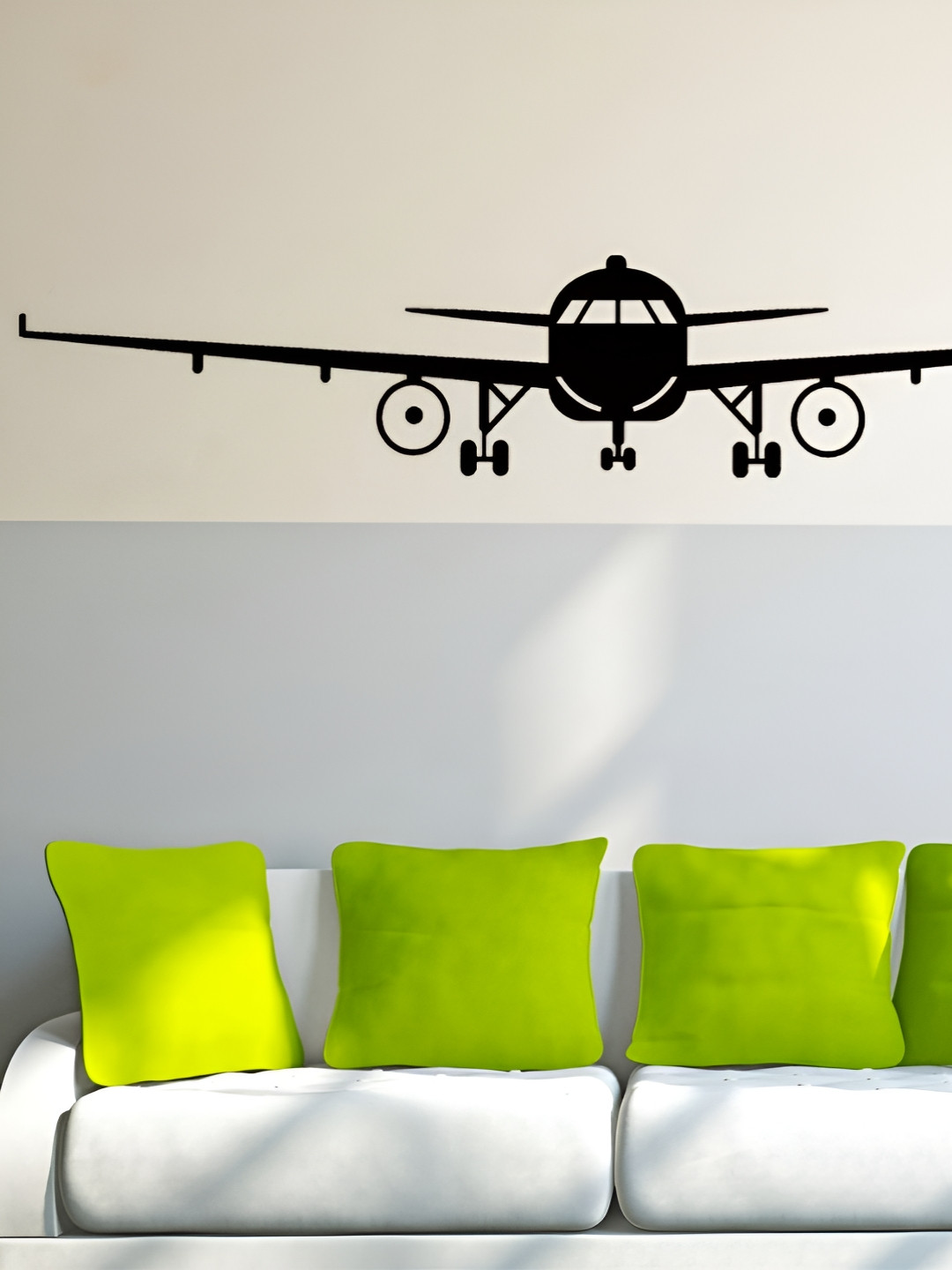 Aura Black Self Adhesive Wall Sticker