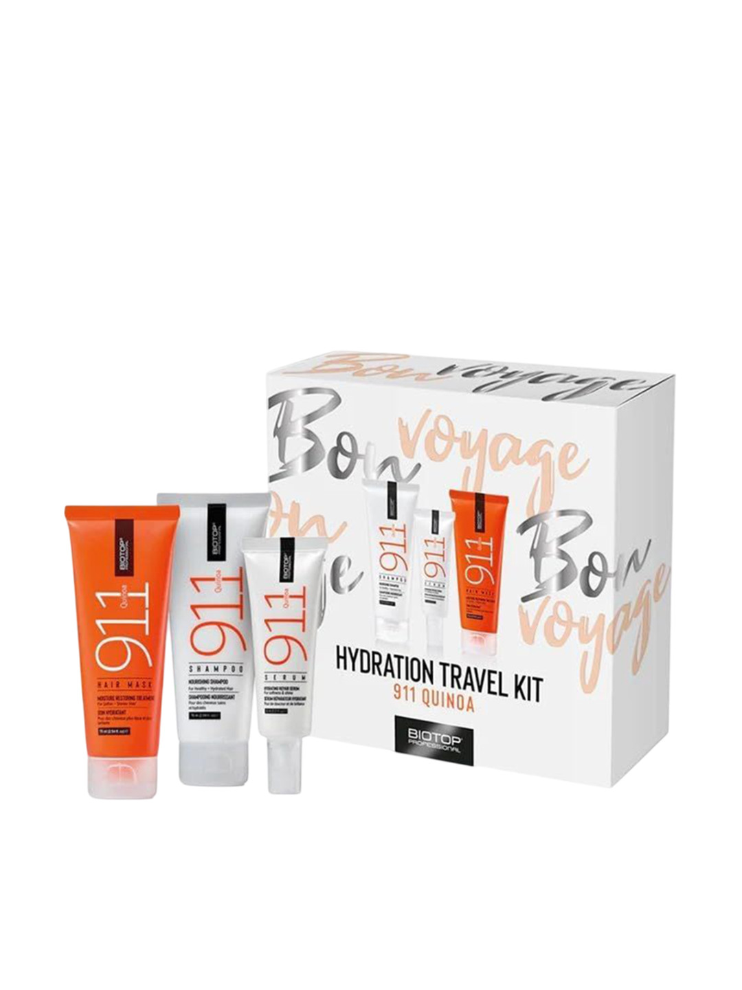 BIOTOP PROFESSIONAL Set Of 3 911 Quinoa Shampoo With Hair Mask & Serum Combo