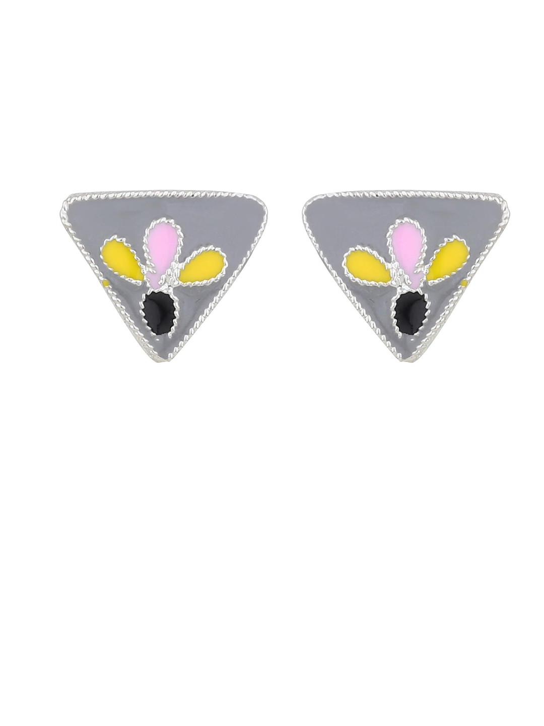 FirstBlush Women Non-Piercing Meenakari Earrings