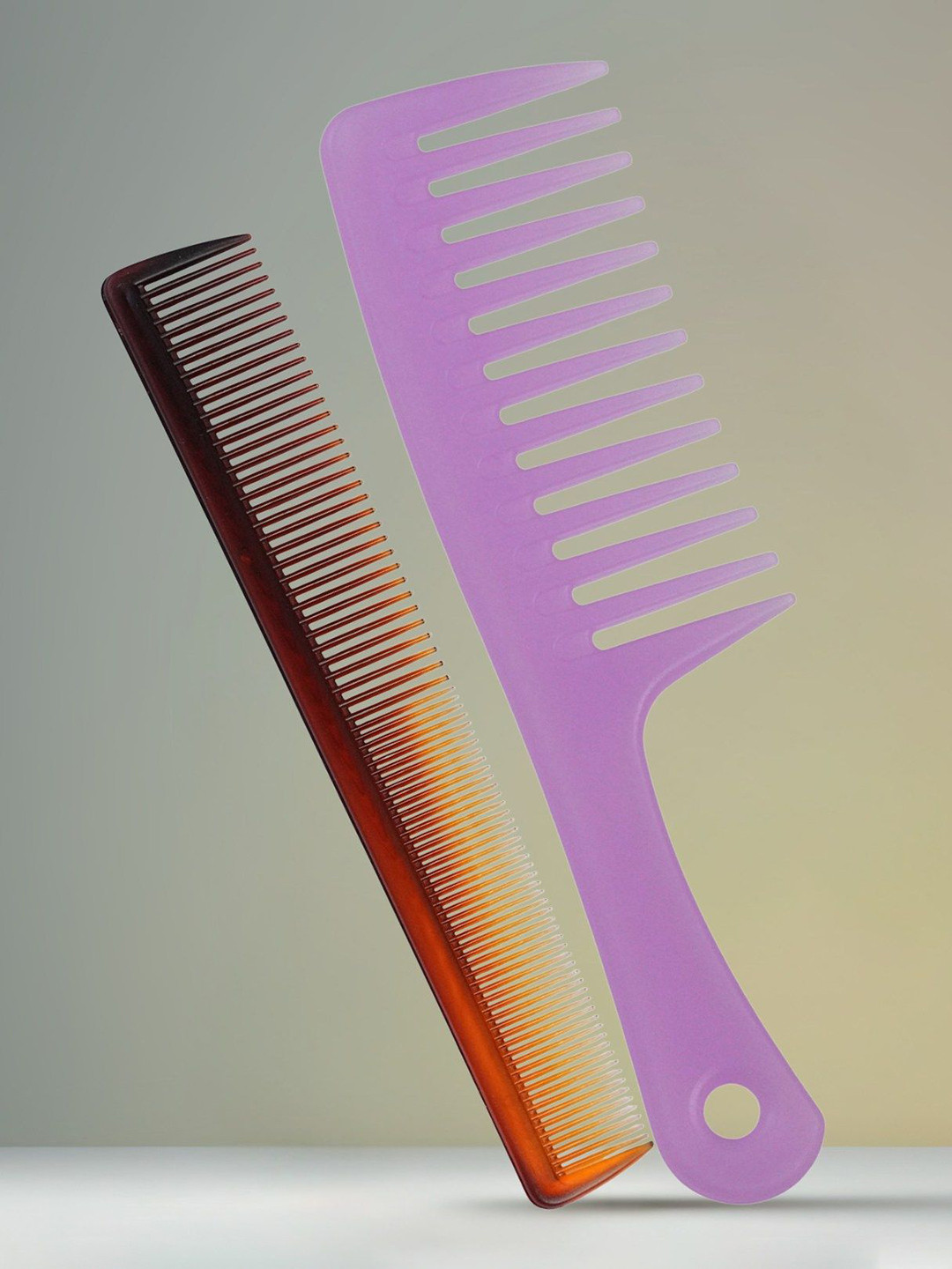 KOLORUP BEAUTY Set Of 2 Smoothing Wide & Fine Tooth Comb