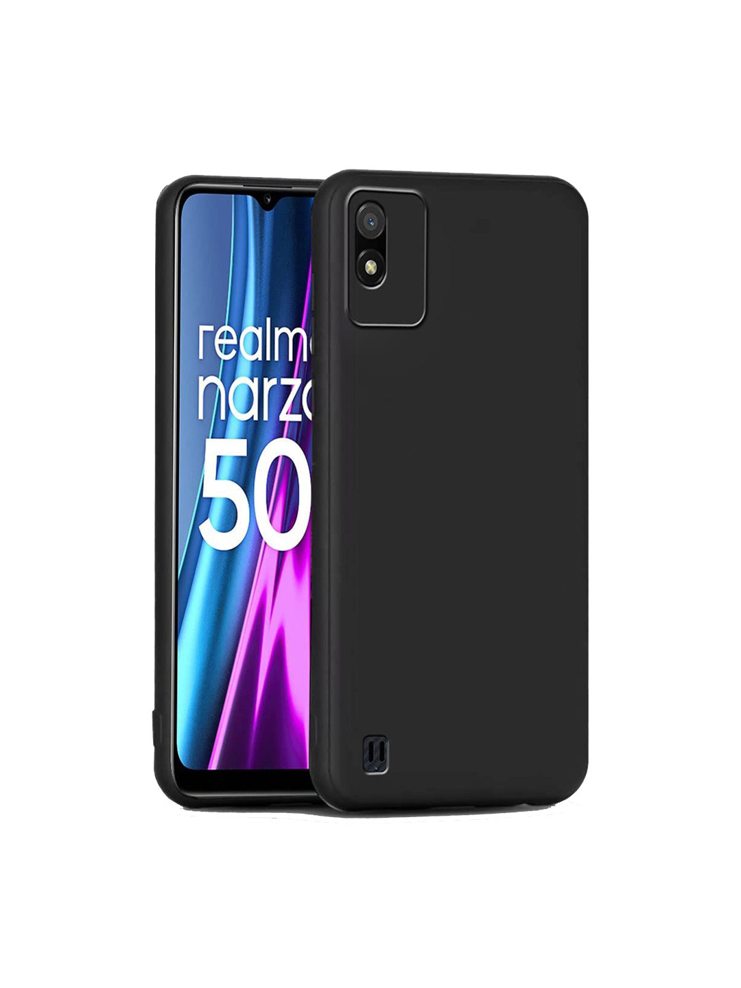 LIRAMARK Impact Resistant Silicone Realme Narzo 50i Back Case
