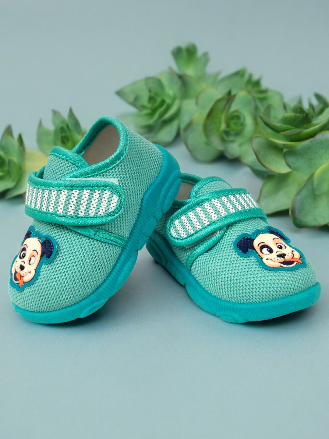 COOLZ Kids Woven Design Velcro Slip-On Sneakers