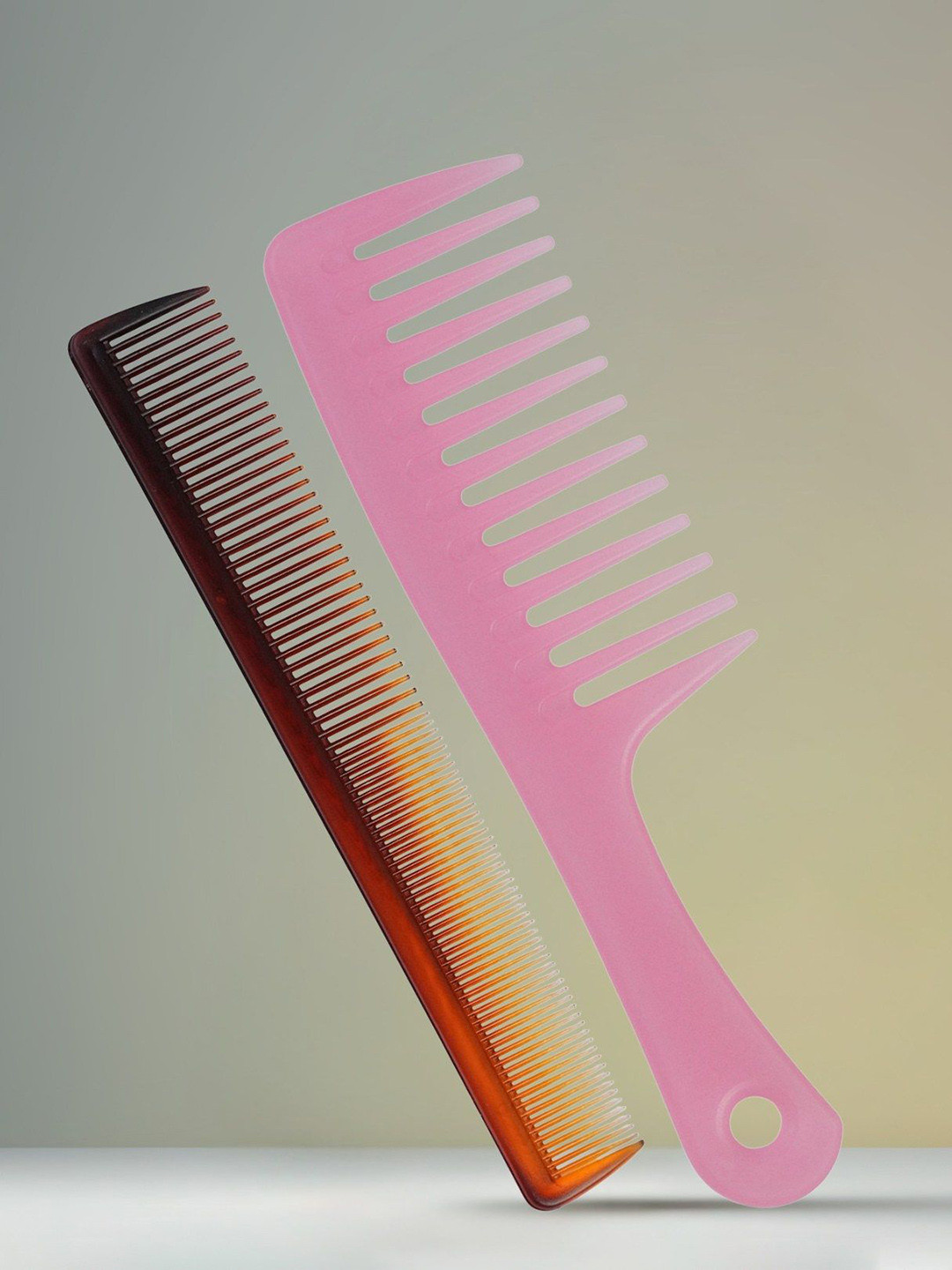KOLORUP BEAUTY Set Of 2 Smoothing Wide & Fine Tooth Comb