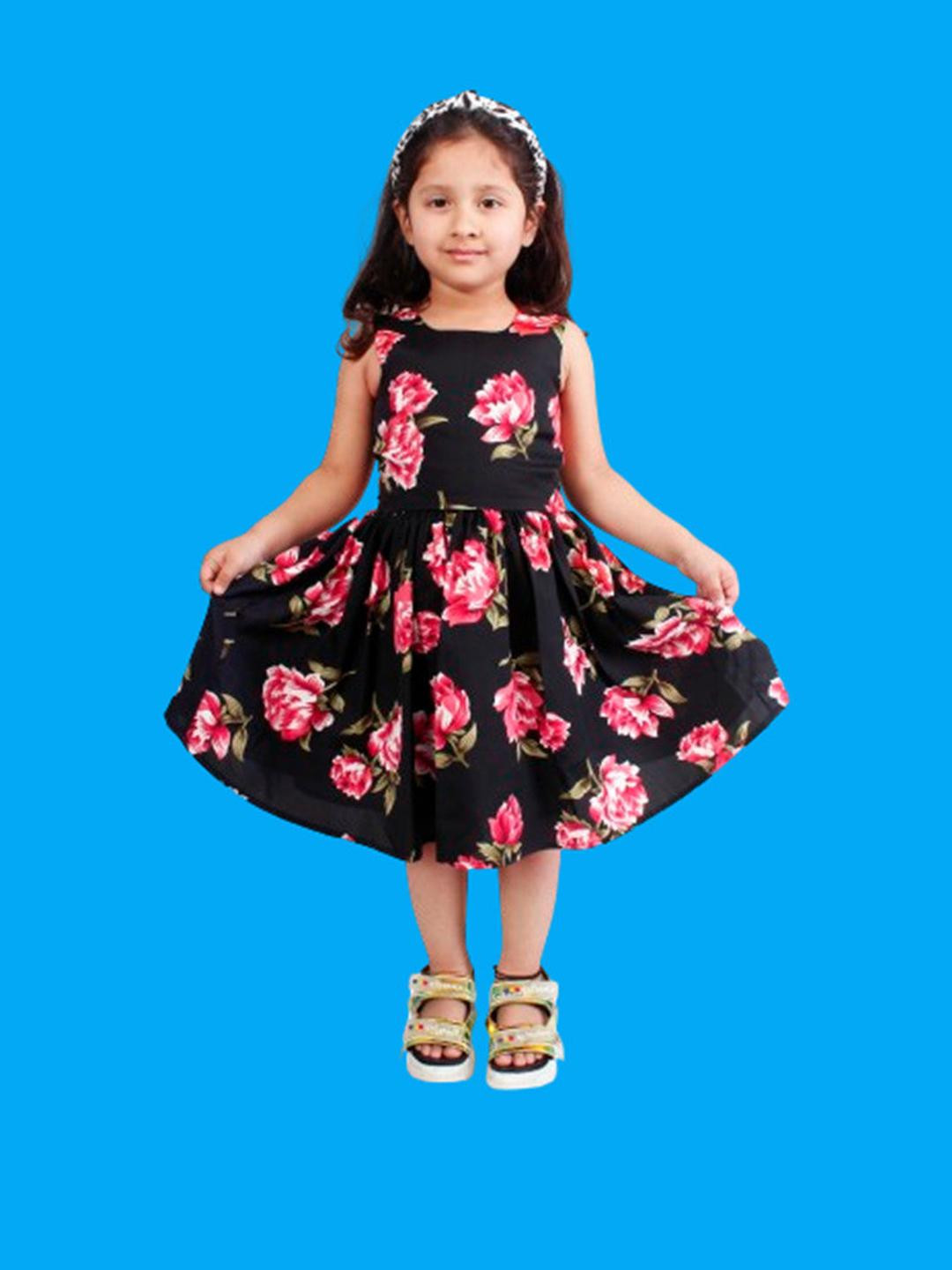 Alisha Moda Girls Black Dresses