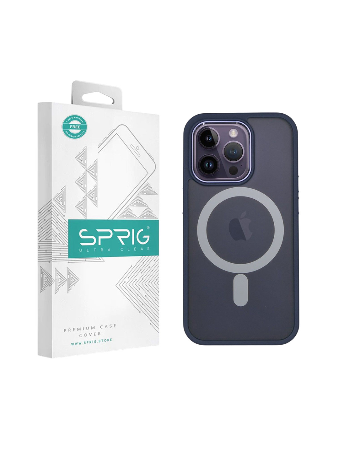 SPRIG iPhone 14 Pro Translucent Magasafe Back Cover