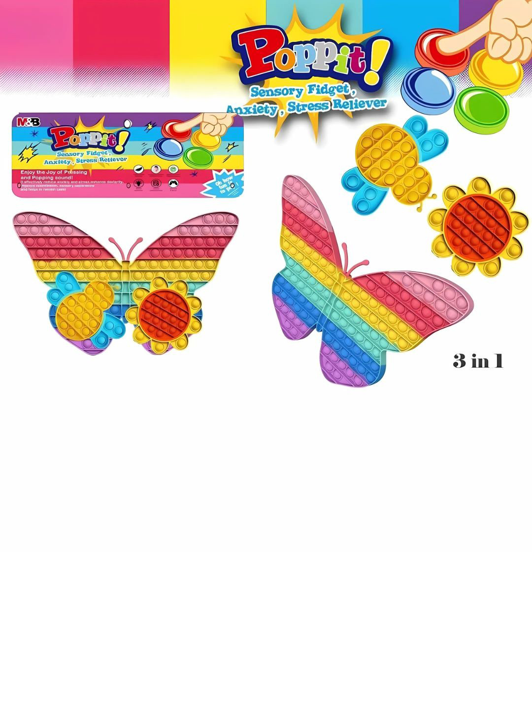 YK Set of 3 Gaming Accessory Activity Toys and Games