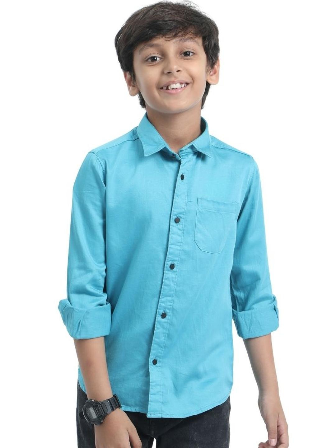 Rocket Science Boys Classic Slim Fit Casual Shirt