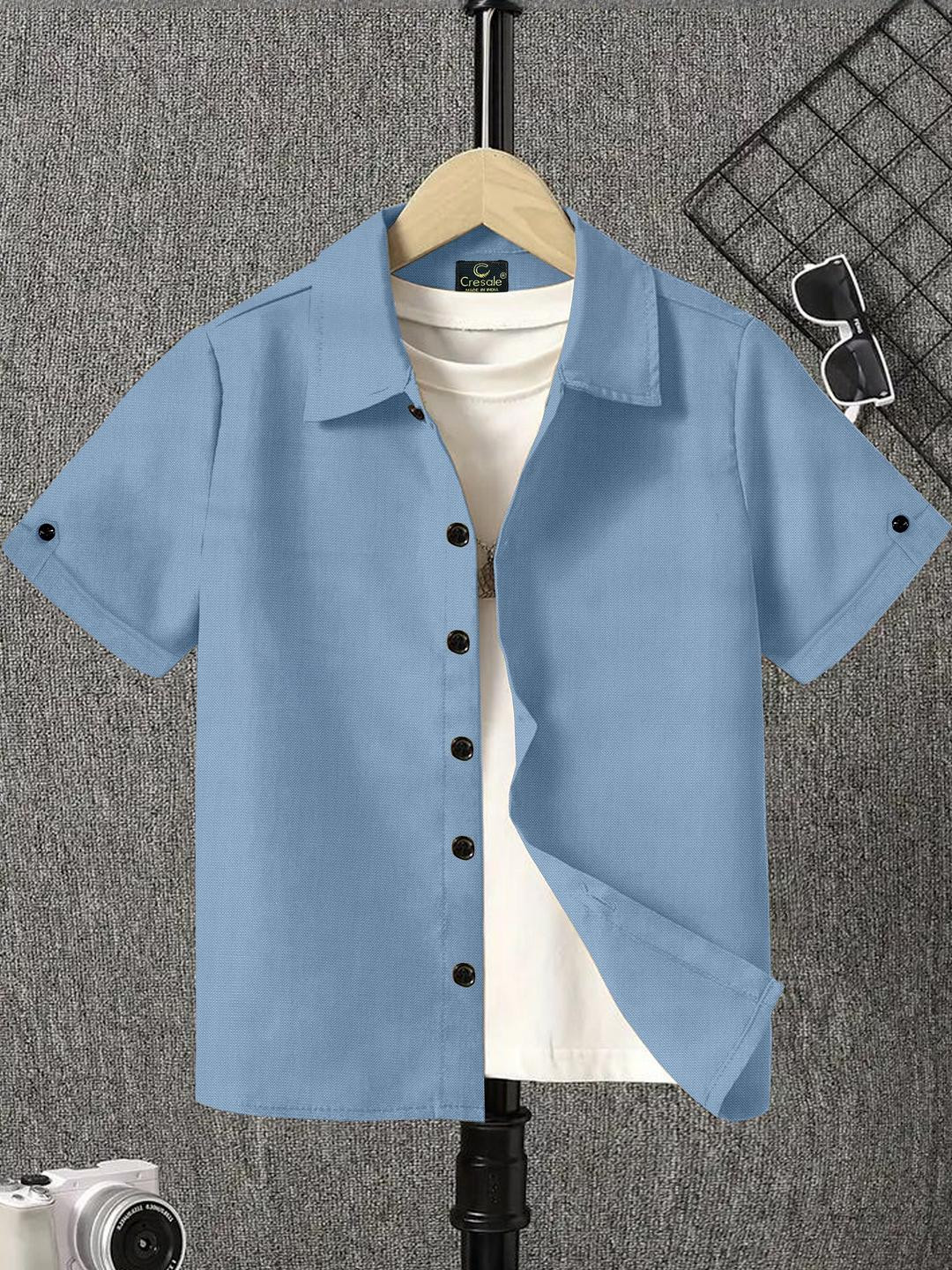 CRESALE Boys Comfort Casual Shirt