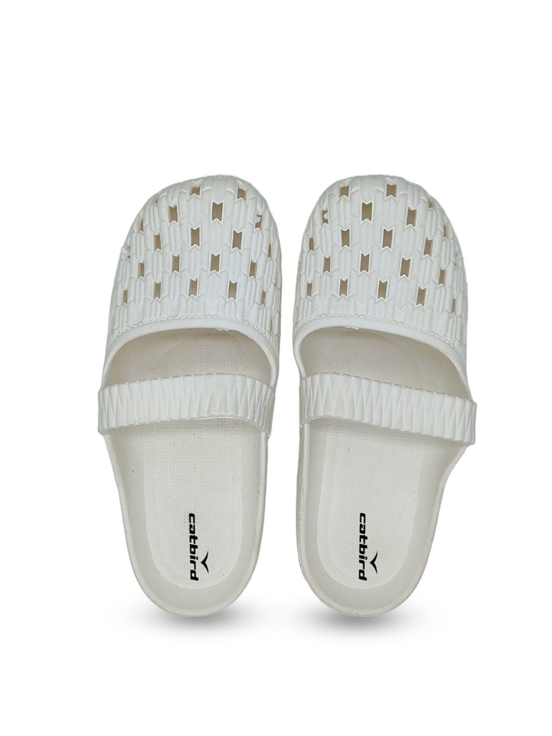 CATBIRD Women Rubber Self Design Waterproof Comfortable Clogs