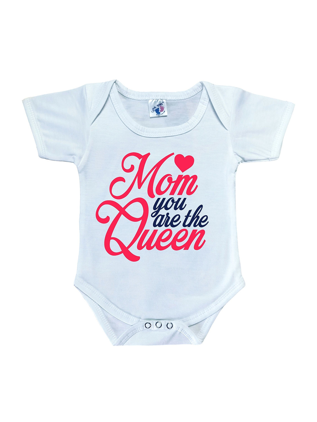 Cute Pals Infants Mother's Day Printed Cotton Bodysuit