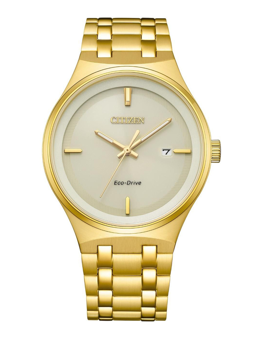 Citizen Men Brass Analogue Eco Drive Watch BM7652-52P