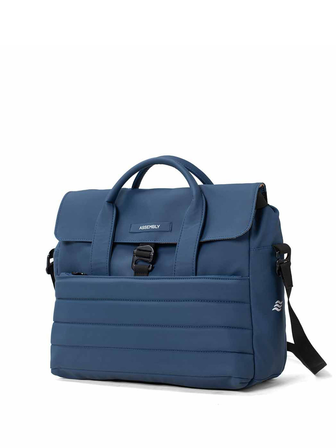 Assembly Stark Blue Premium Messenger Laptop Bag with Adjustable Strap