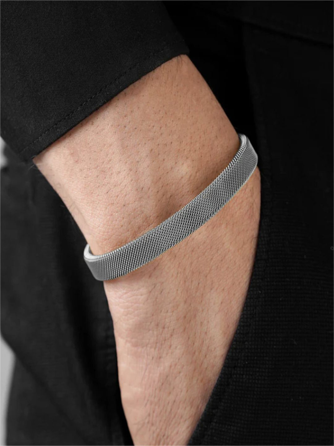 ZENZI FASHION Stainless Steel Wraparound Bracelet