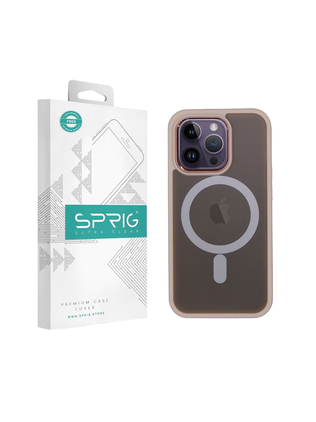 SPRIG iPhone 14 Pro Translucent Magasafe Back Cover
