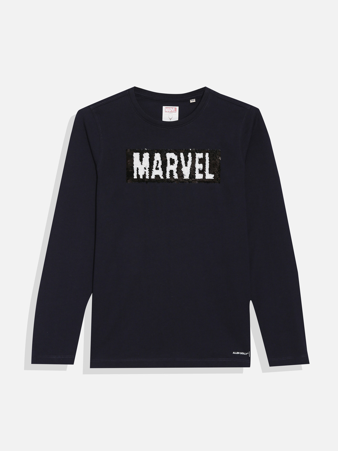 Allen Solly Junior Boys Pure Cotton Marvel Flip Sequin T-shirt