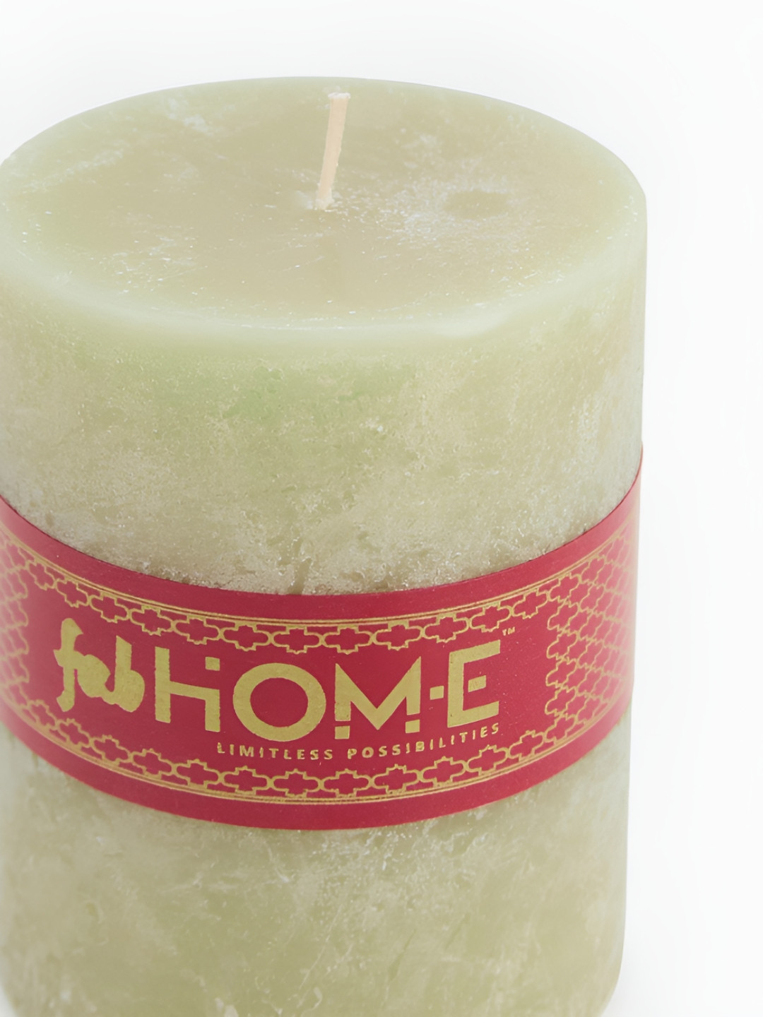 Fabindia Scented 1 Wick Santo Polo Solid Geometric Regular Pillar Candles