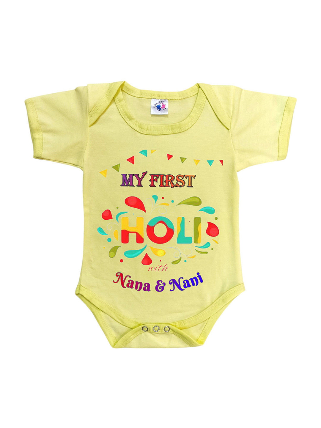 Cute Pals Infants Printed Cotton Bodysuits