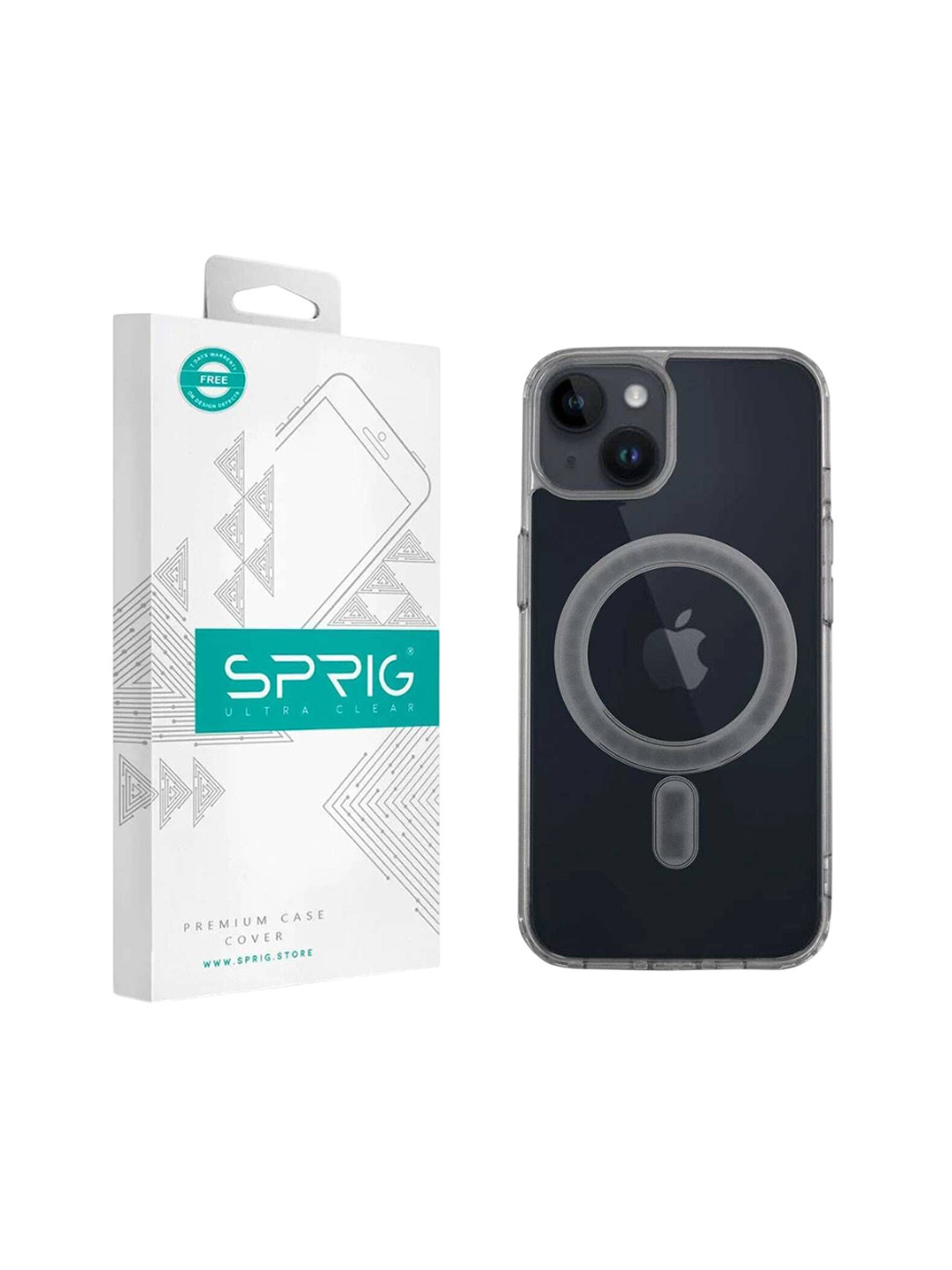 SPRIG iPhone 14 Plus Transparent PC Magsafe Cover