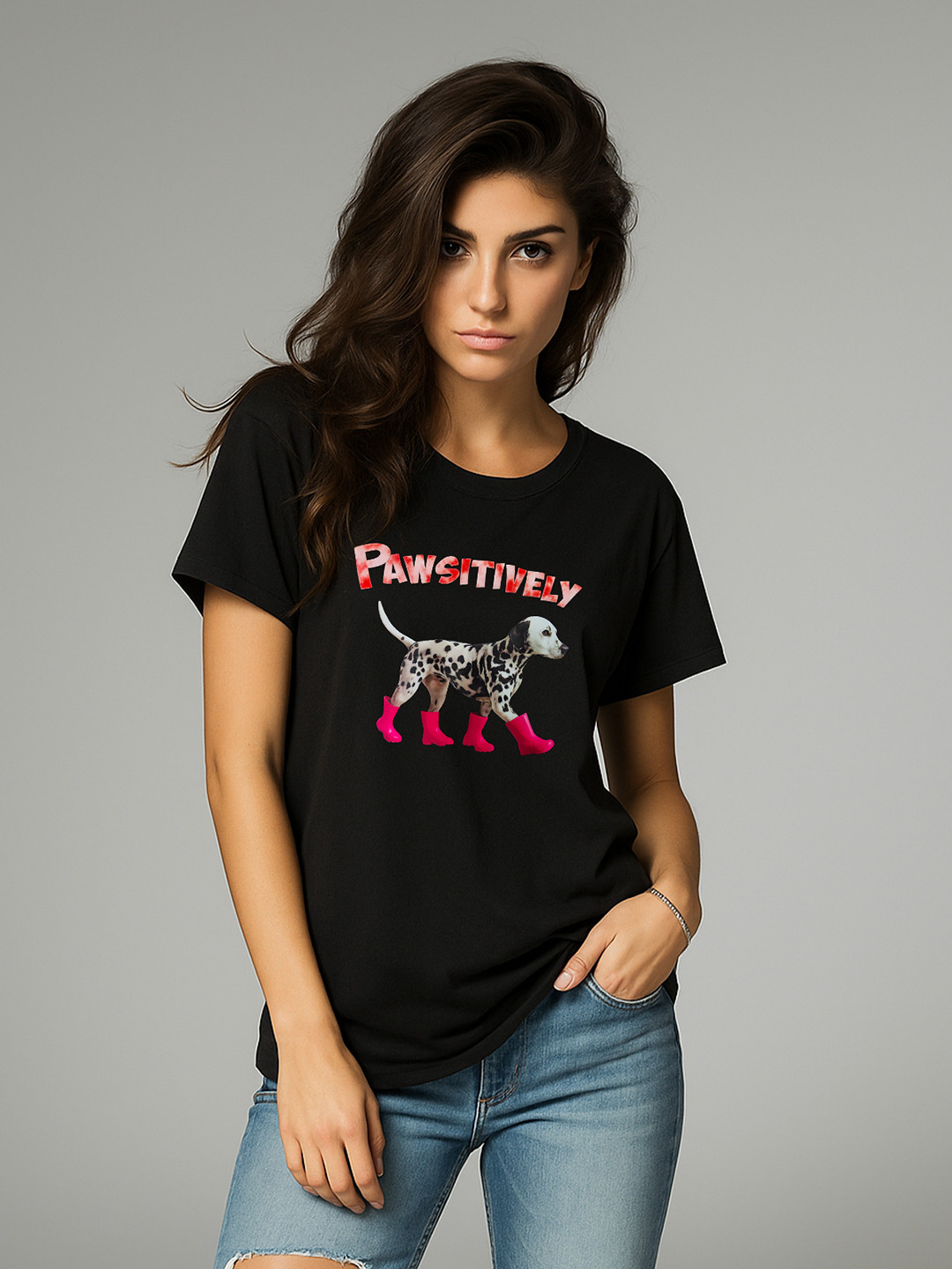 GRACE & JACK Typography Round Neck Short Sleeves Printed Pure Cotton T-shirt