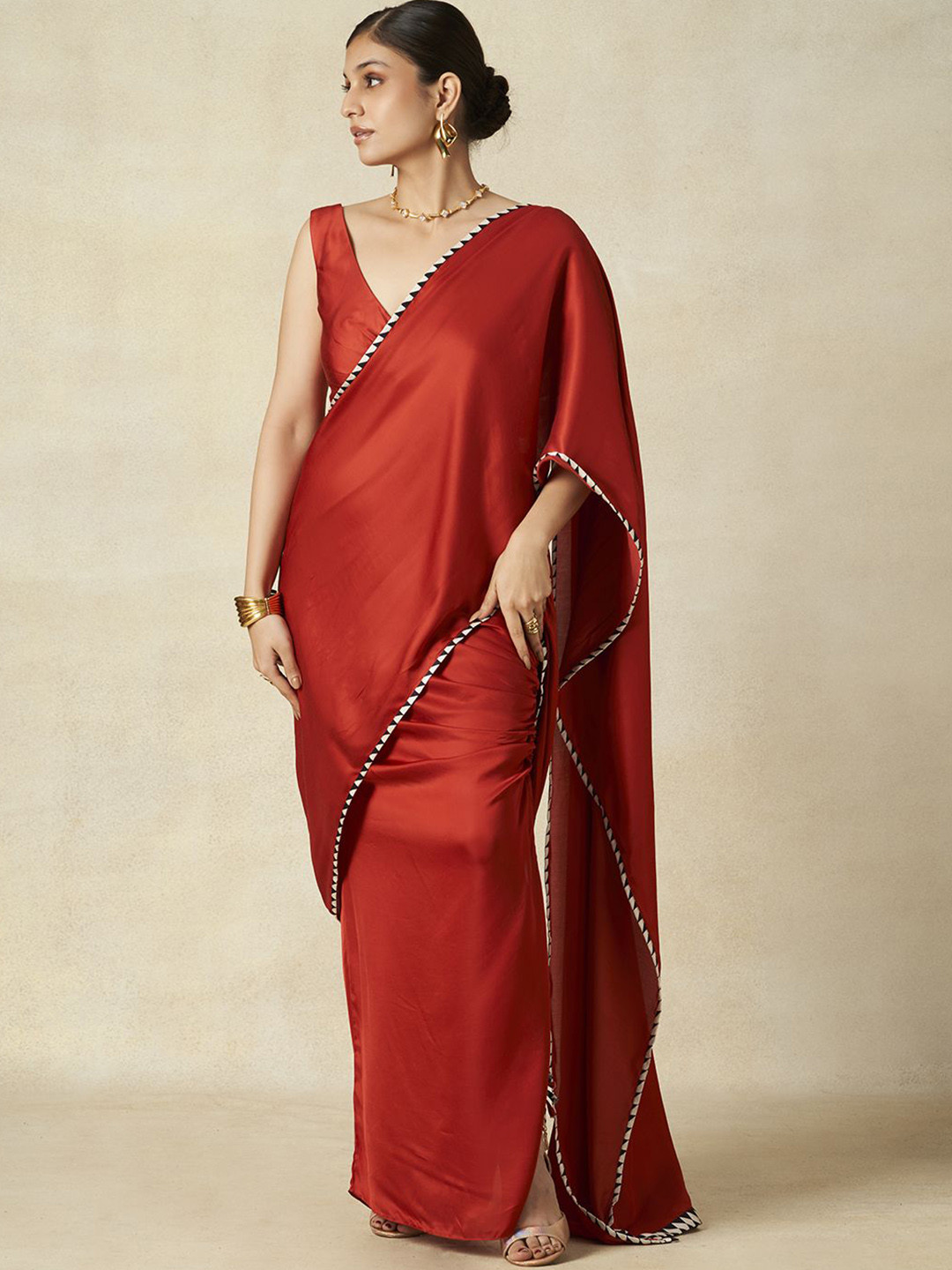 Gulabo by Abu Sandeep V-Neck Saree Blouse