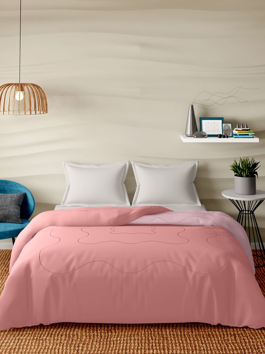 STELLAR HOME Blockbuster Coral Heavy Winter 120 GSM Double Bed Comforter