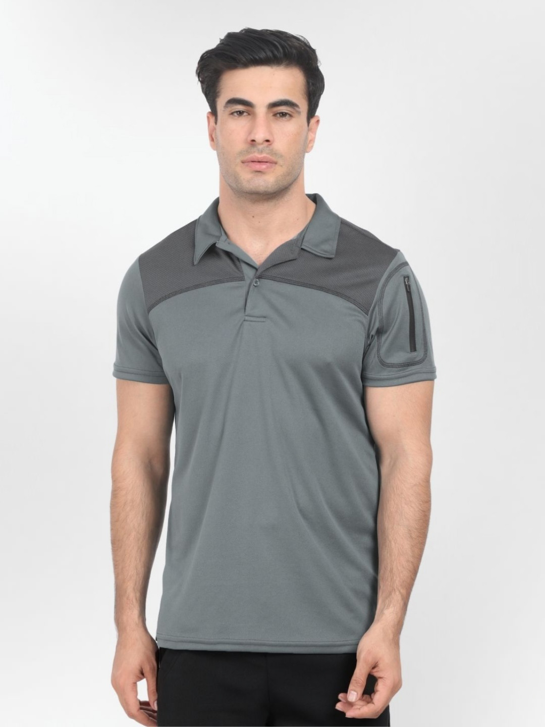 Body Mechanics Polo Collar T-shirt